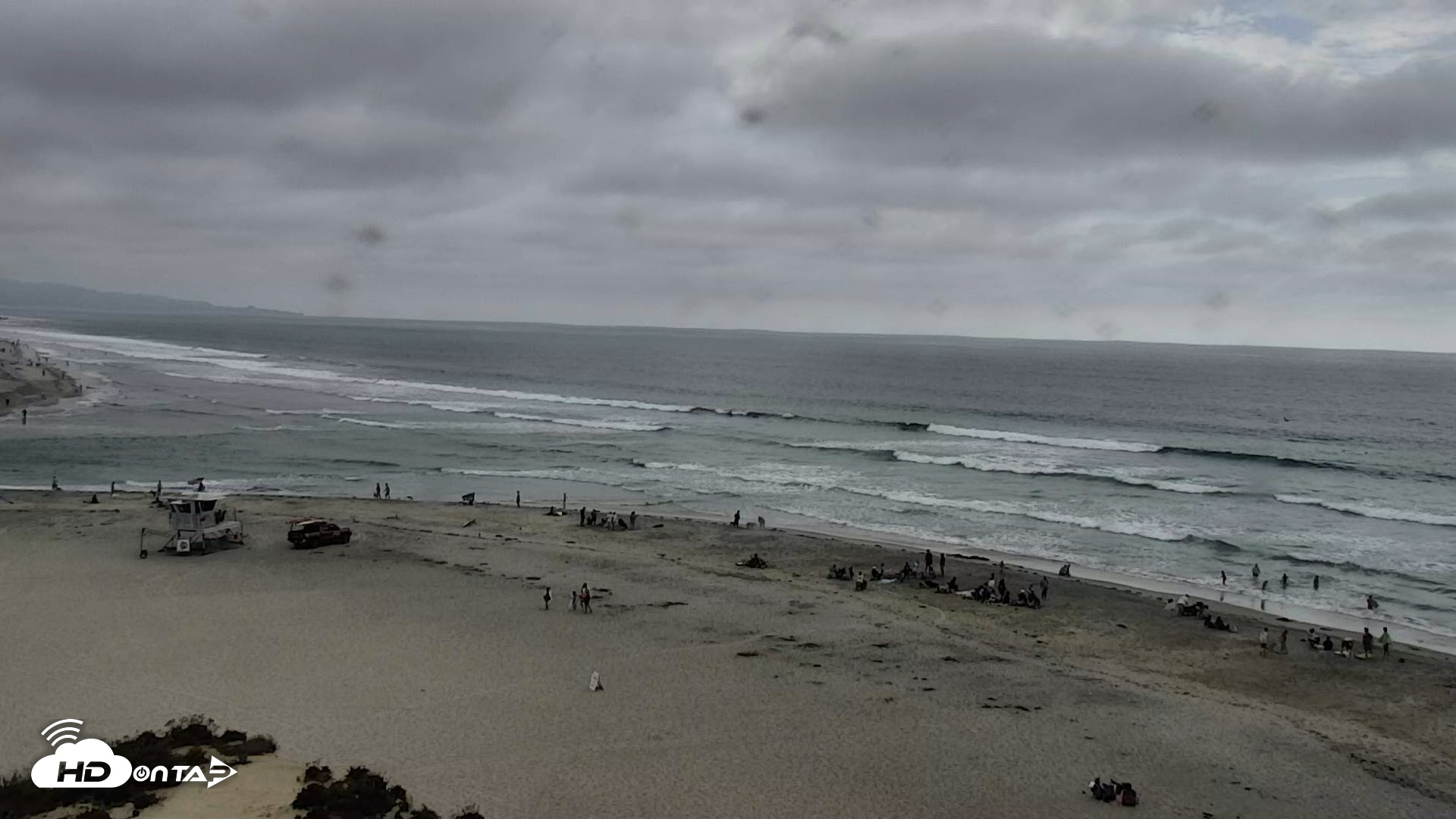 Snapshot of Del Mar Beach North Live Webcam taken Jul 12, 2026, 4:43pm PDT