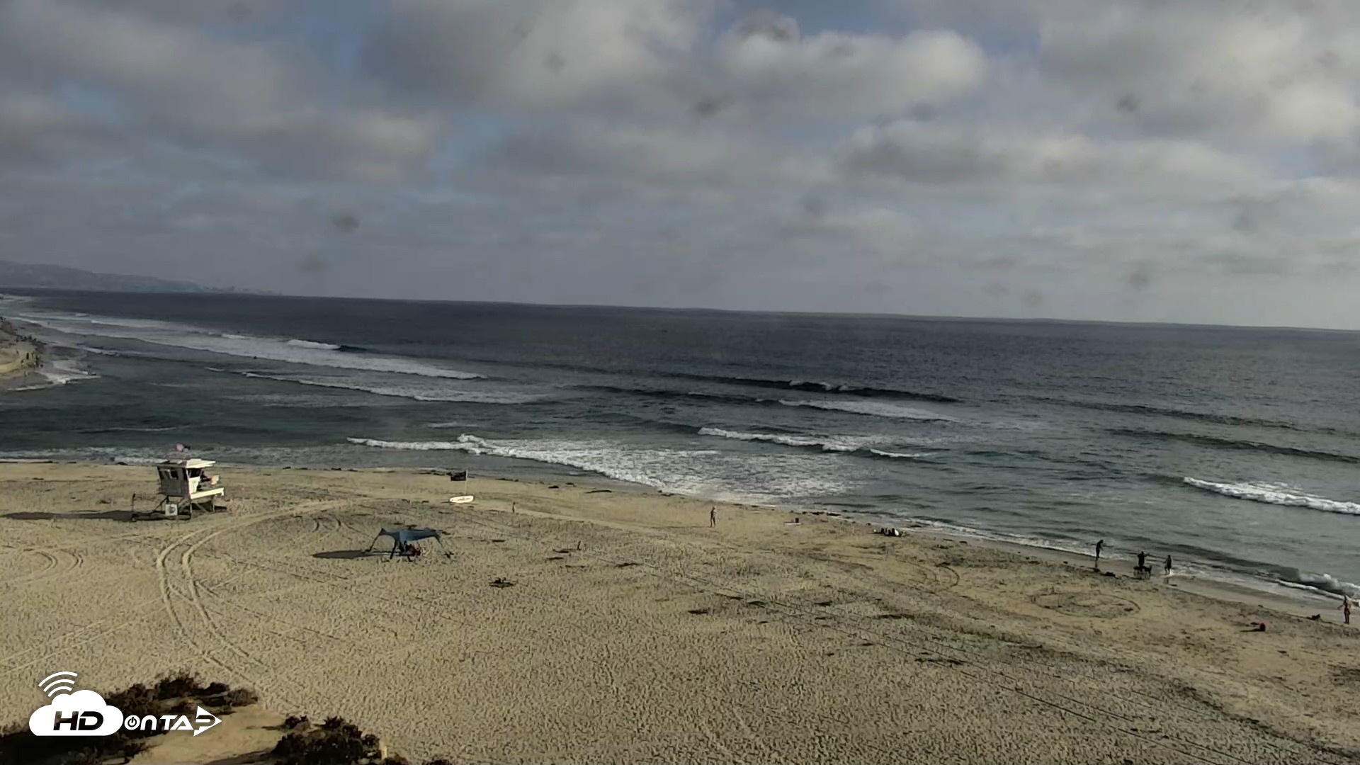 Snapshot of Del Mar Beach North Live Webcam taken Jul 13, 2026, 6:14pm PDT