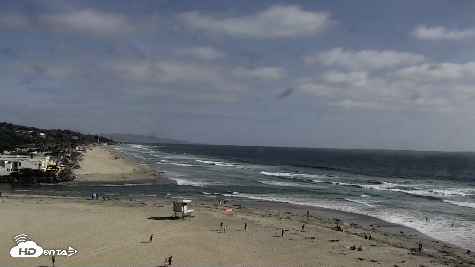 Snapshot of Del Mar Beach North Live Webcam taken Jun 8, 2026, 4:50pm PDT