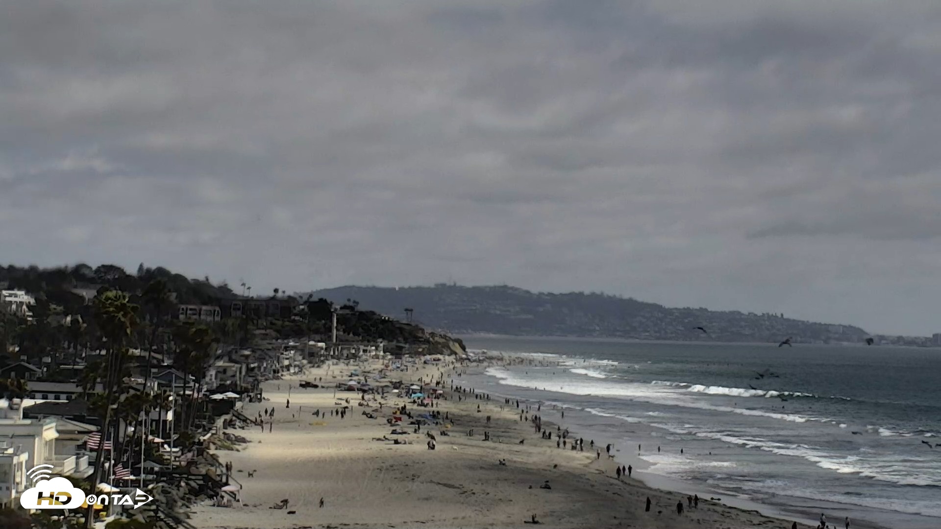 Snapshot of Del Mar Beach North Live Webcam taken May 25, 2026, 3:04pm PDT