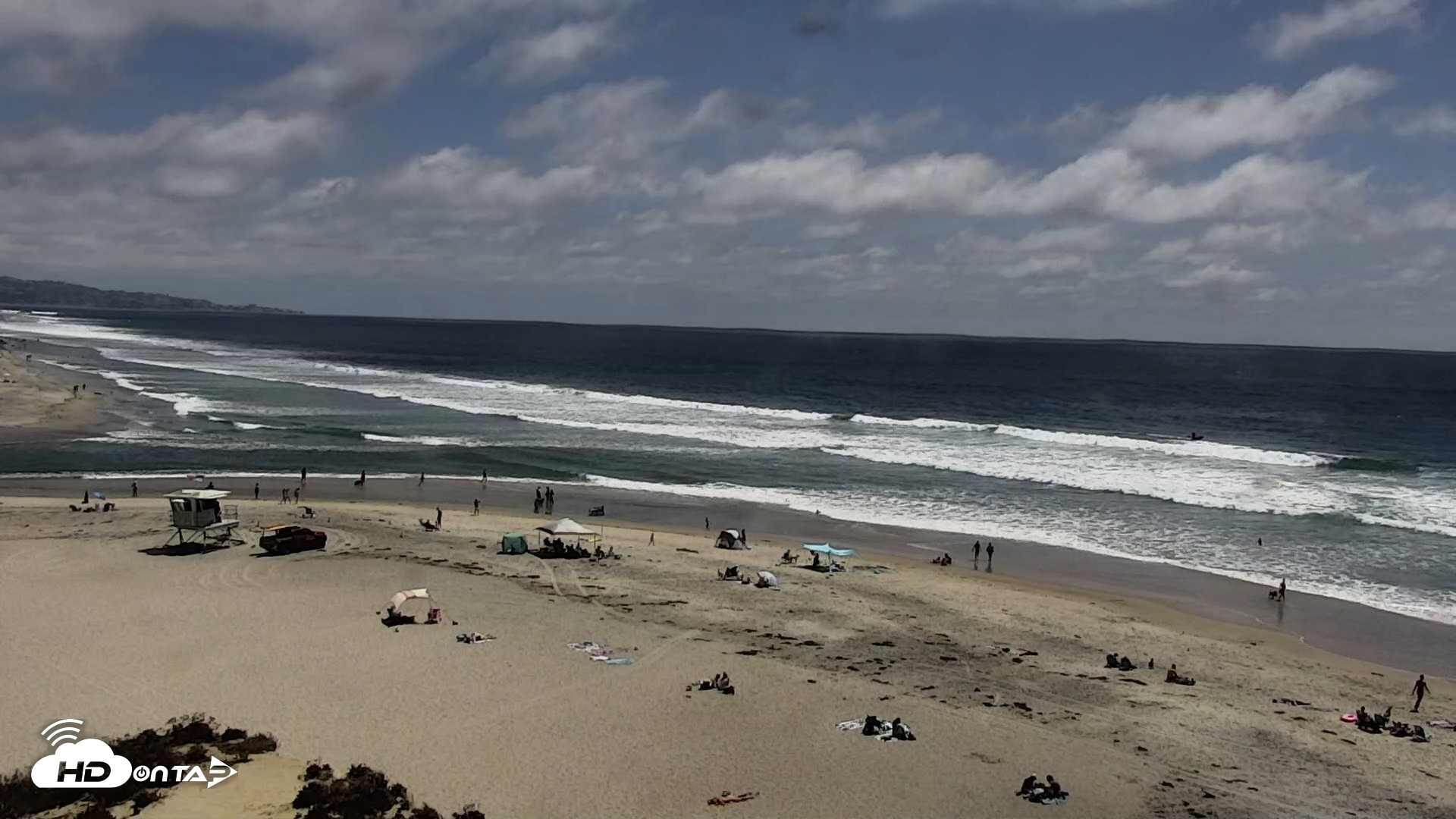 Snapshot of Del Mar Beach North Live Webcam taken Jun 19, 2026, 2:34pm PDT