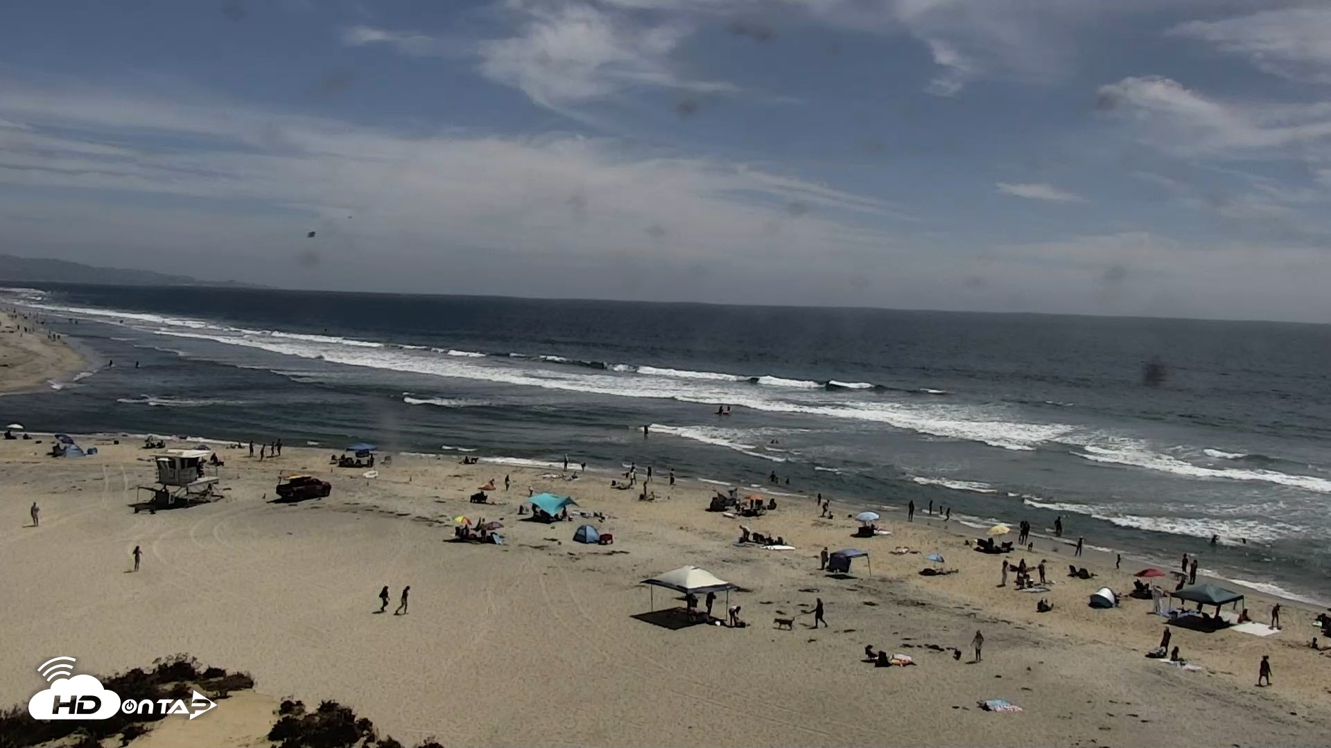 Snapshot of Del Mar Beach North Live Webcam taken Jul 3, 2026, 2:34pm PDT