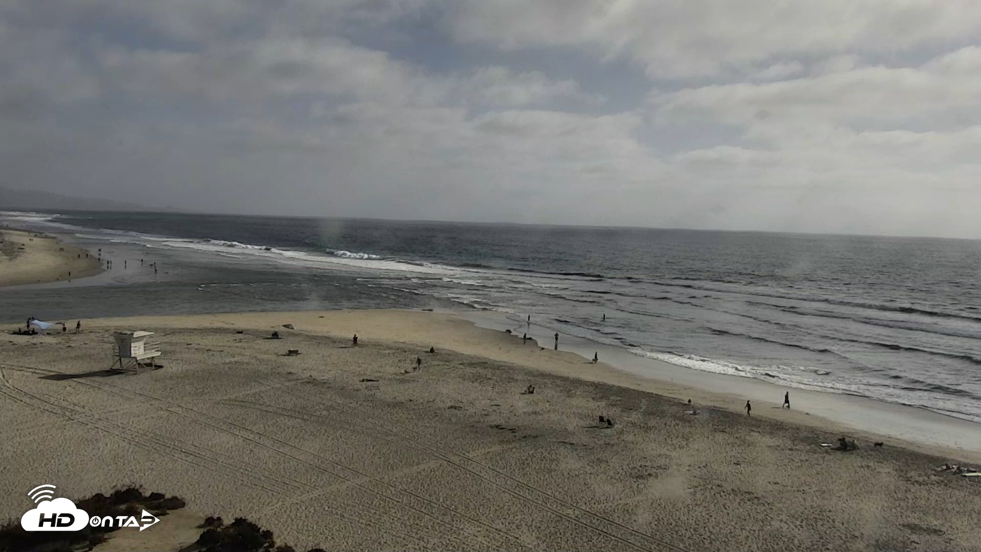 Snapshot of Del Mar Beach North Live Webcam taken Sep 14, 2026, 4:32pm PDT