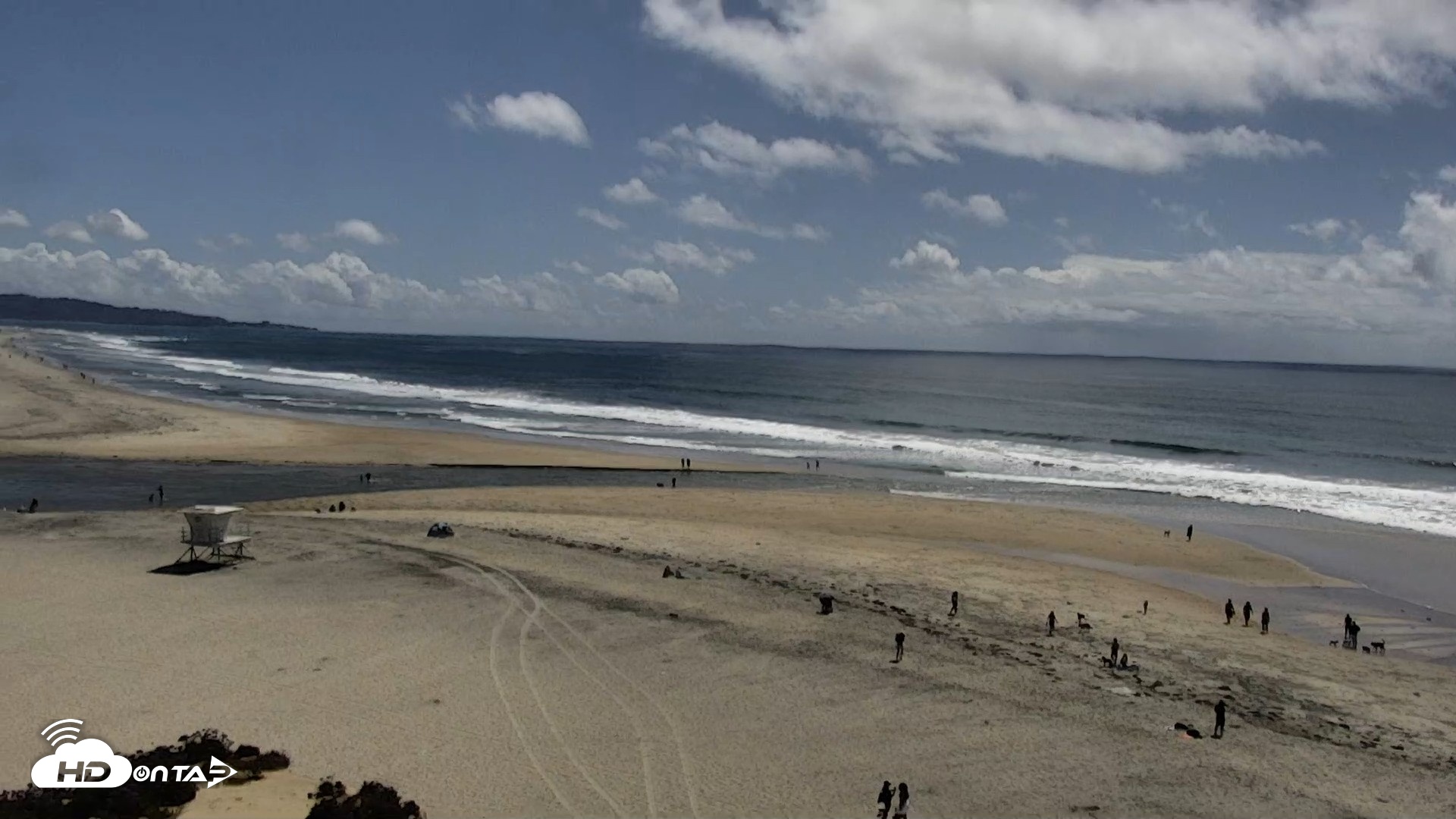 Snapshot of Del Mar Beach North Live Webcam taken Apr 13, 2026, 2:33pm PDT