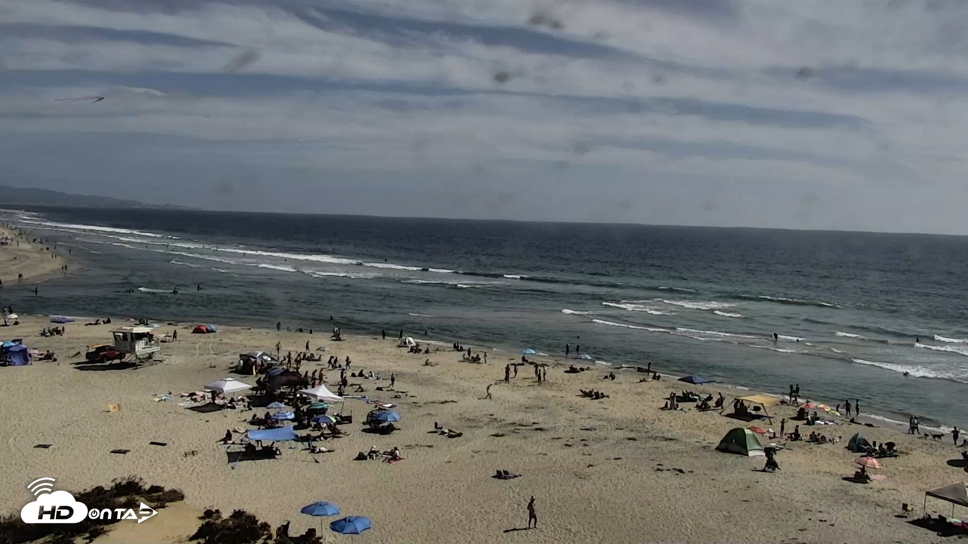 Snapshot of Del Mar Beach North Live Webcam taken Jul 4, 2026, 4:03pm PDT