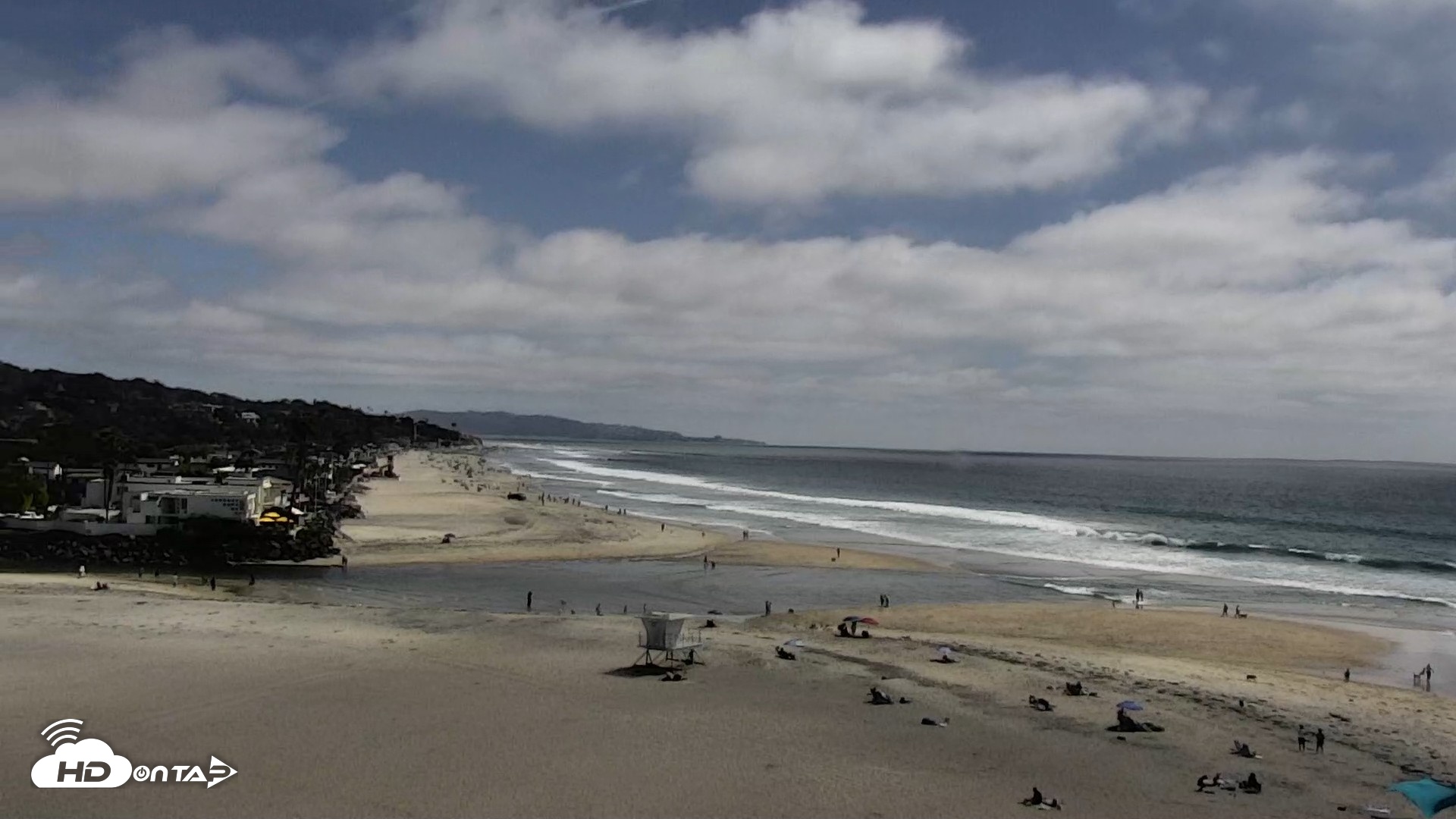 Snapshot of Del Mar Beach North Live Webcam taken Apr 10, 2026, 2:51pm PDT