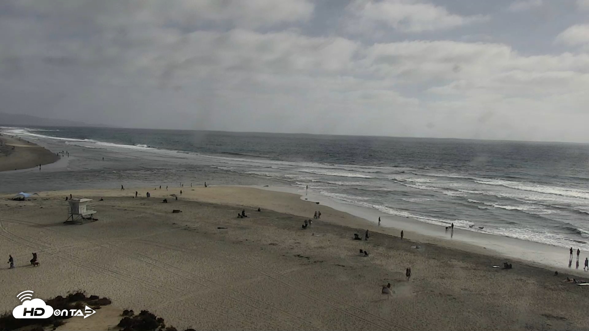 Snapshot of Del Mar Beach North Live Webcam taken Sep 14, 2026, 4:23pm PDT