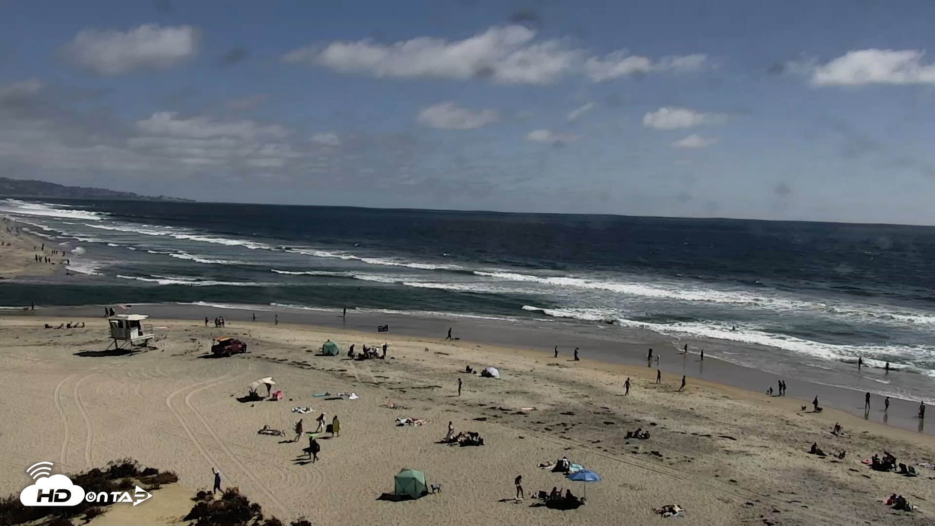 Snapshot of Del Mar Beach North Live Webcam taken Jun 19, 2026, 3:50pm PDT