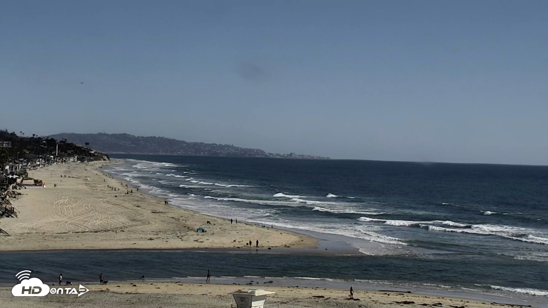 Snapshot of Del Mar Beach North Live Webcam taken Apr 23, 2026, 4:36pm PDT