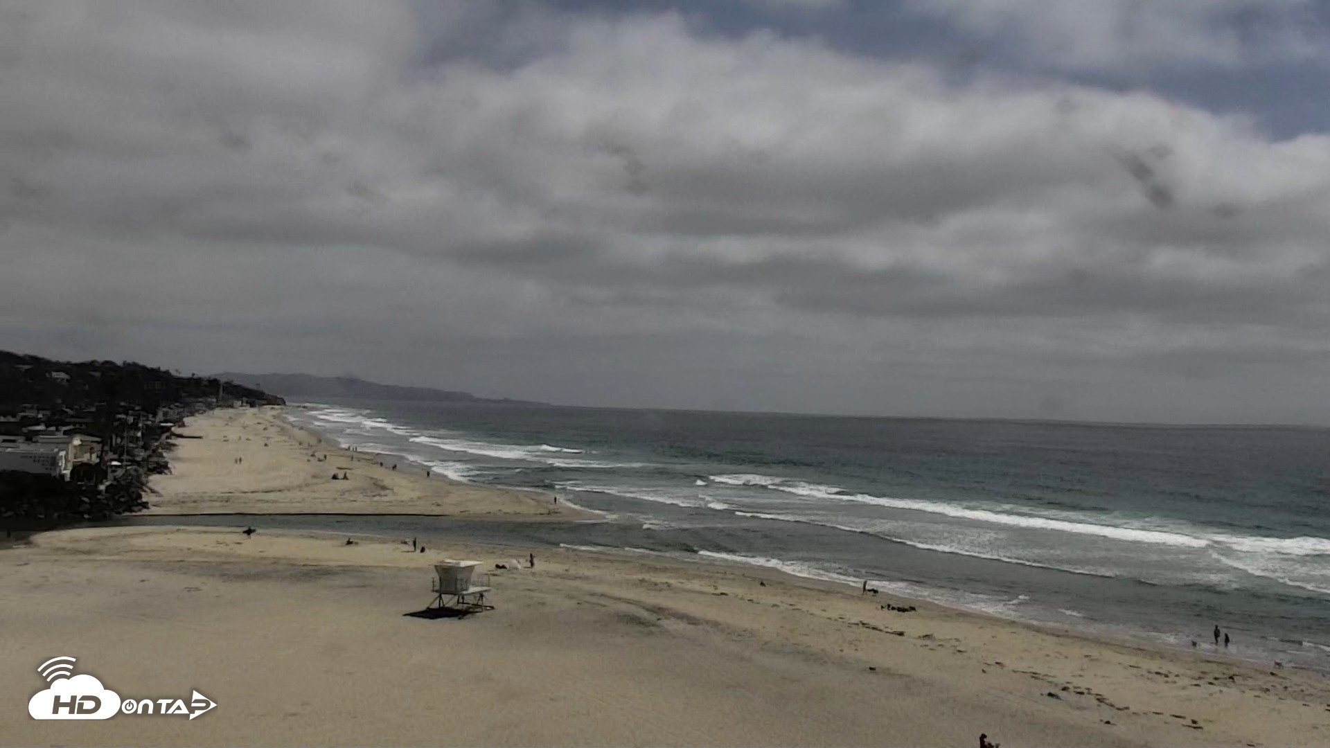 Snapshot of Del Mar Beach North Live Webcam taken May 7, 2026, 2:37pm PDT
