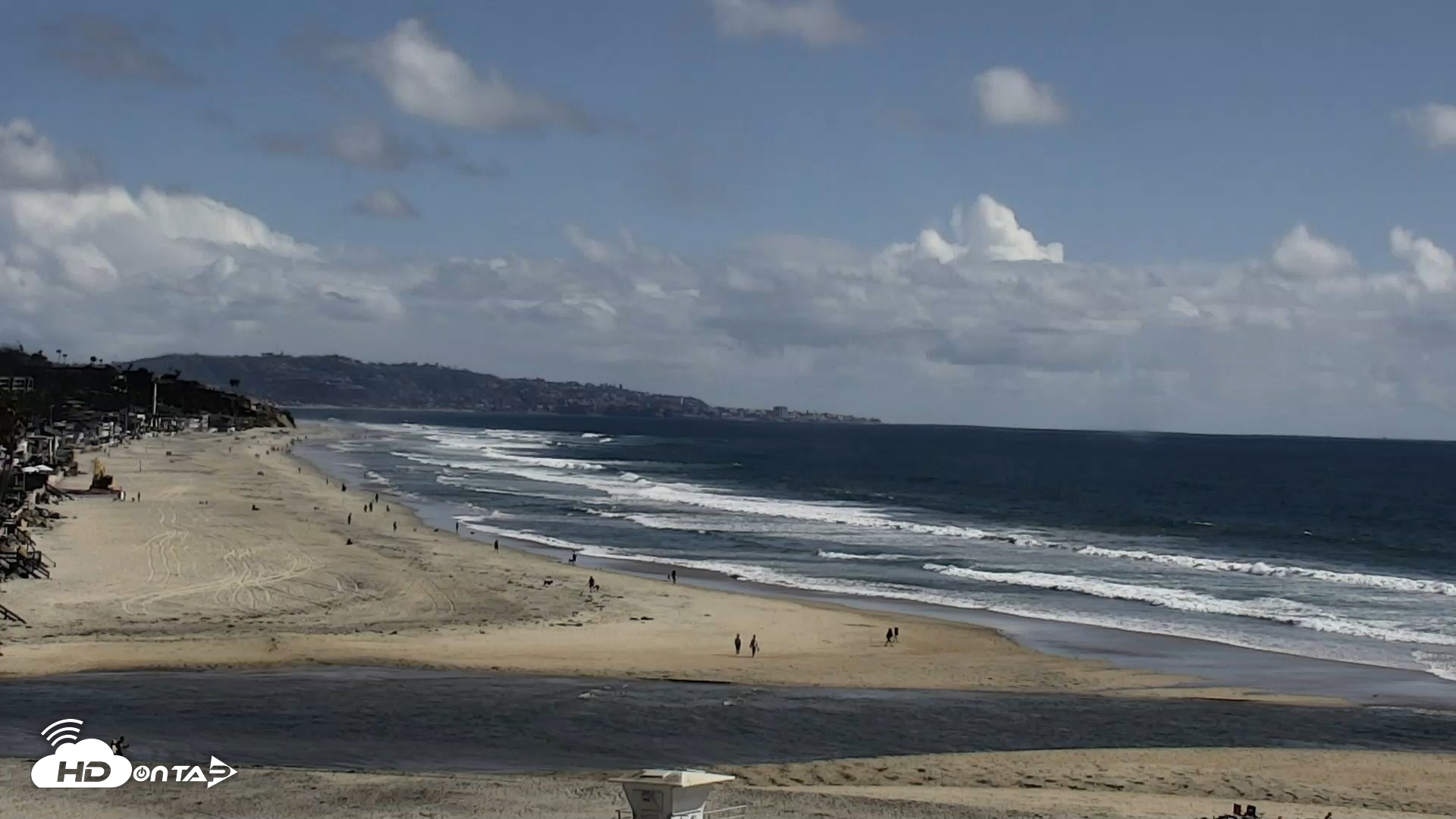 Snapshot of Del Mar Beach North Live Webcam taken Apr 13, 2026, 4:06pm PDT