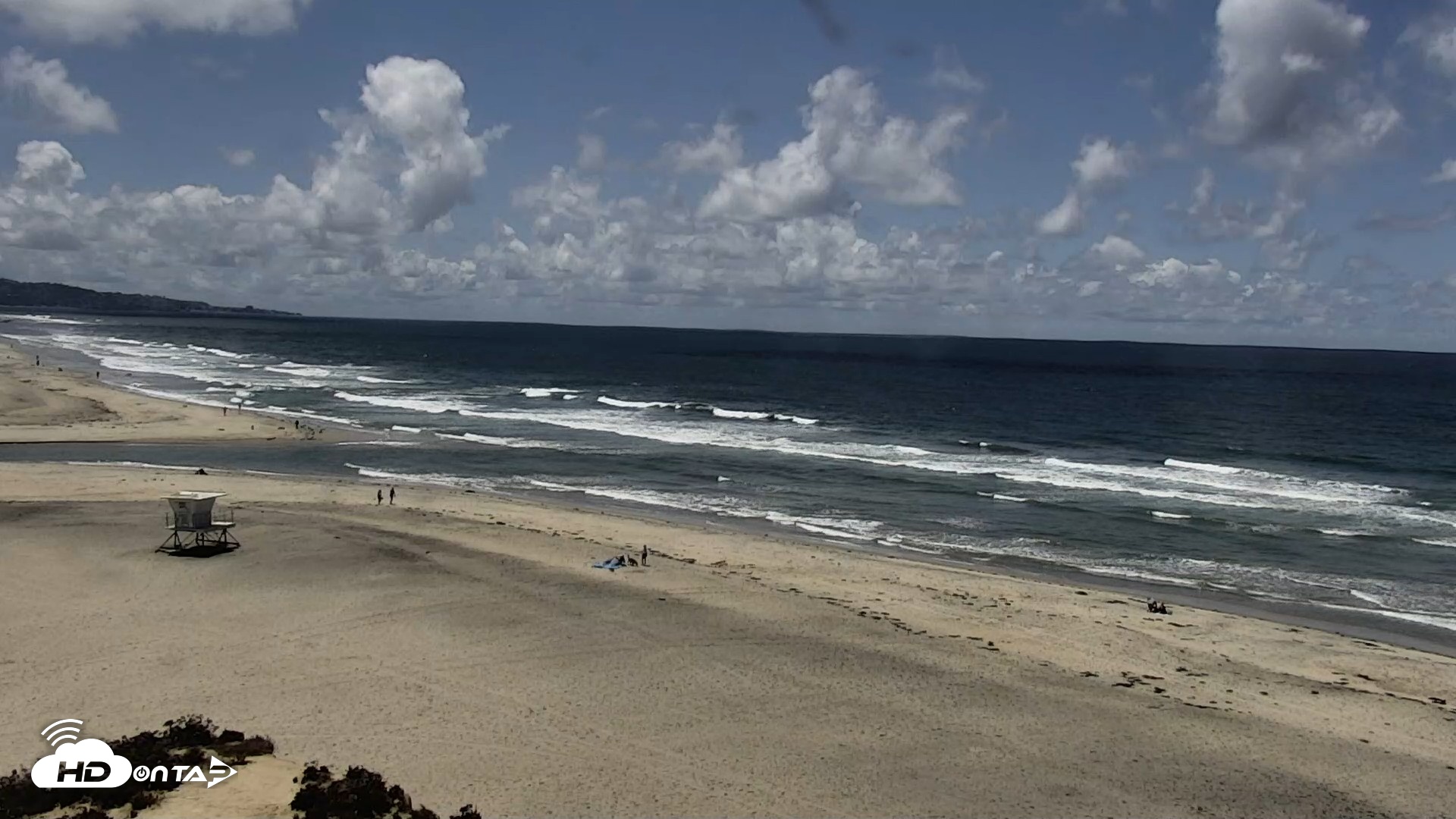 Snapshot of Del Mar Beach North Live Webcam taken May 5, 2026, 12:20pm PDT