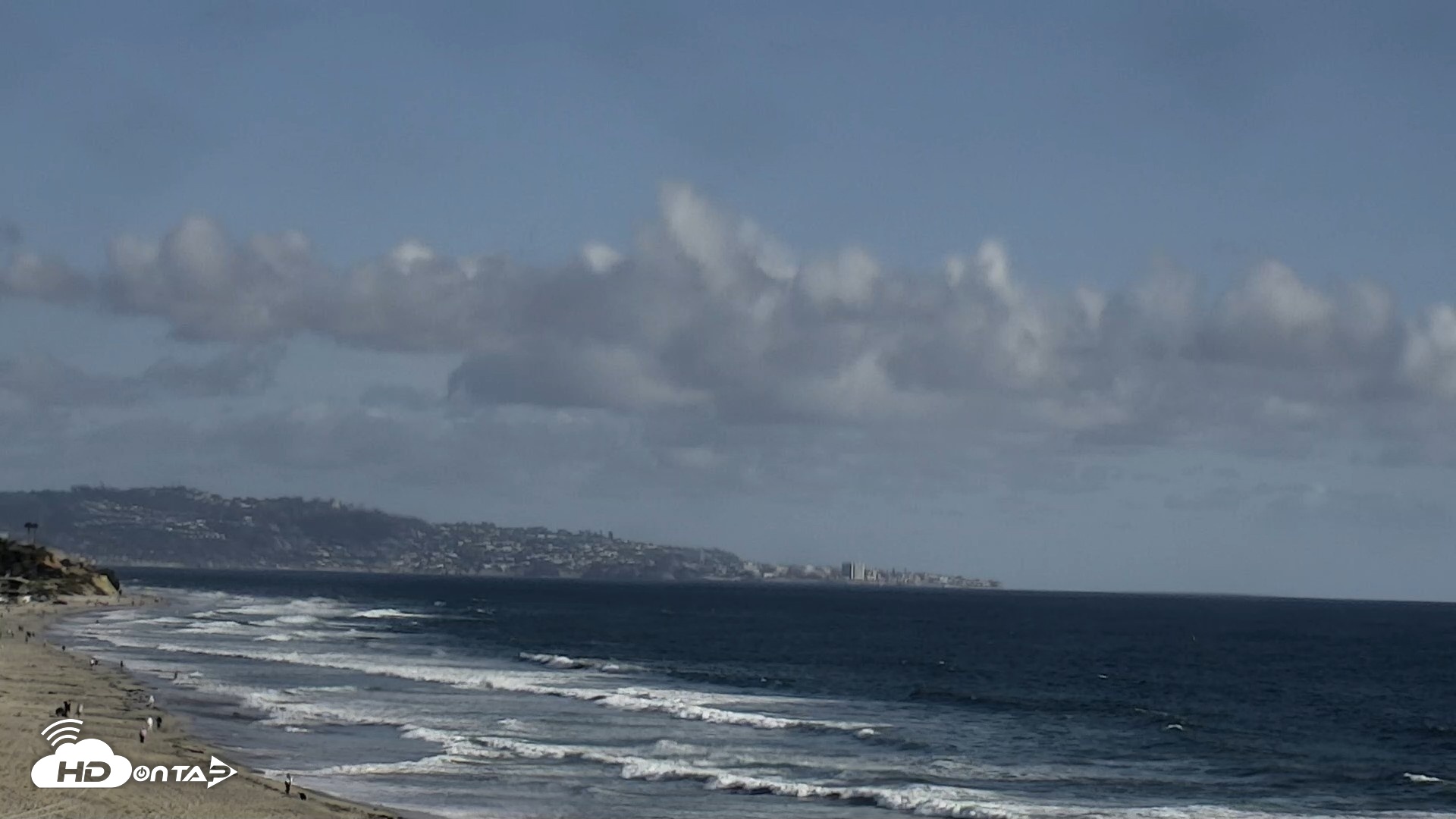Snapshot of Del Mar Beach North Live Webcam taken May 27, 2026, 5:47pm PDT
