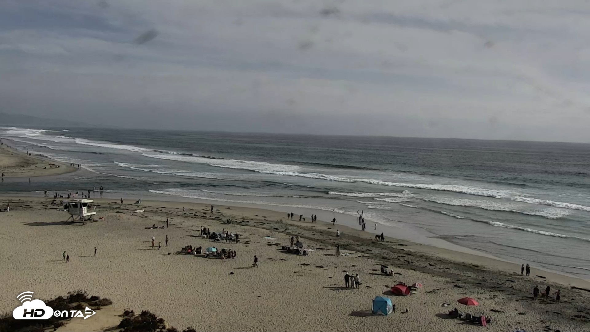 Snapshot of Del Mar Beach North Live Webcam taken Jun 6, 2026, 5:20pm PDT