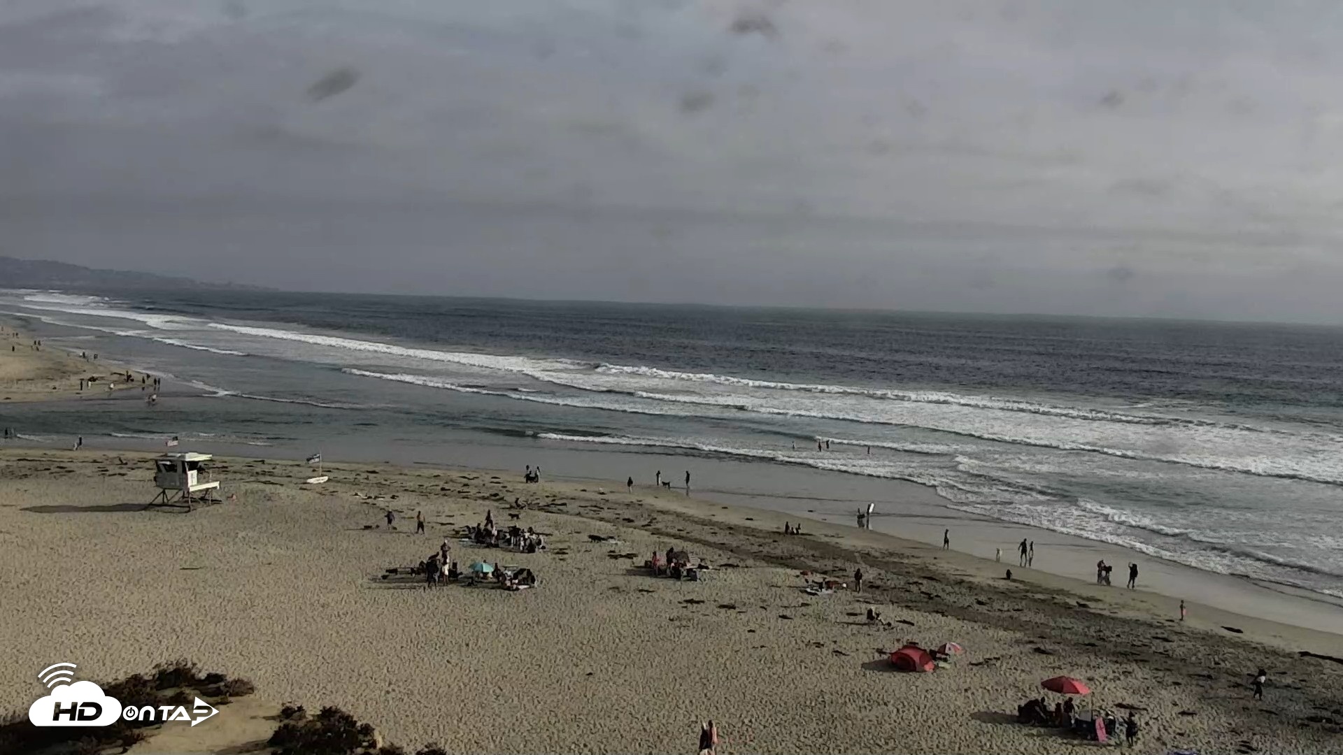 Snapshot of Del Mar Beach North Live Webcam taken Jun 6, 2026, 5:56pm PDT
