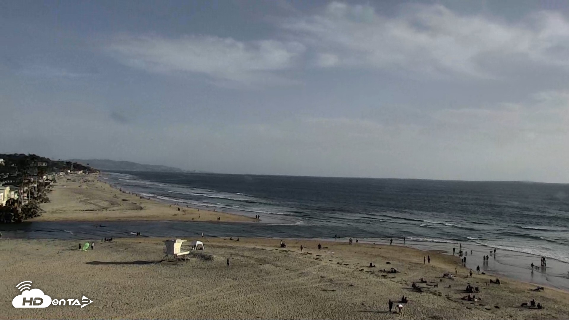 Snapshot of Del Mar Beach North Live Webcam taken Apr 18, 2026, 5:57pm PDT