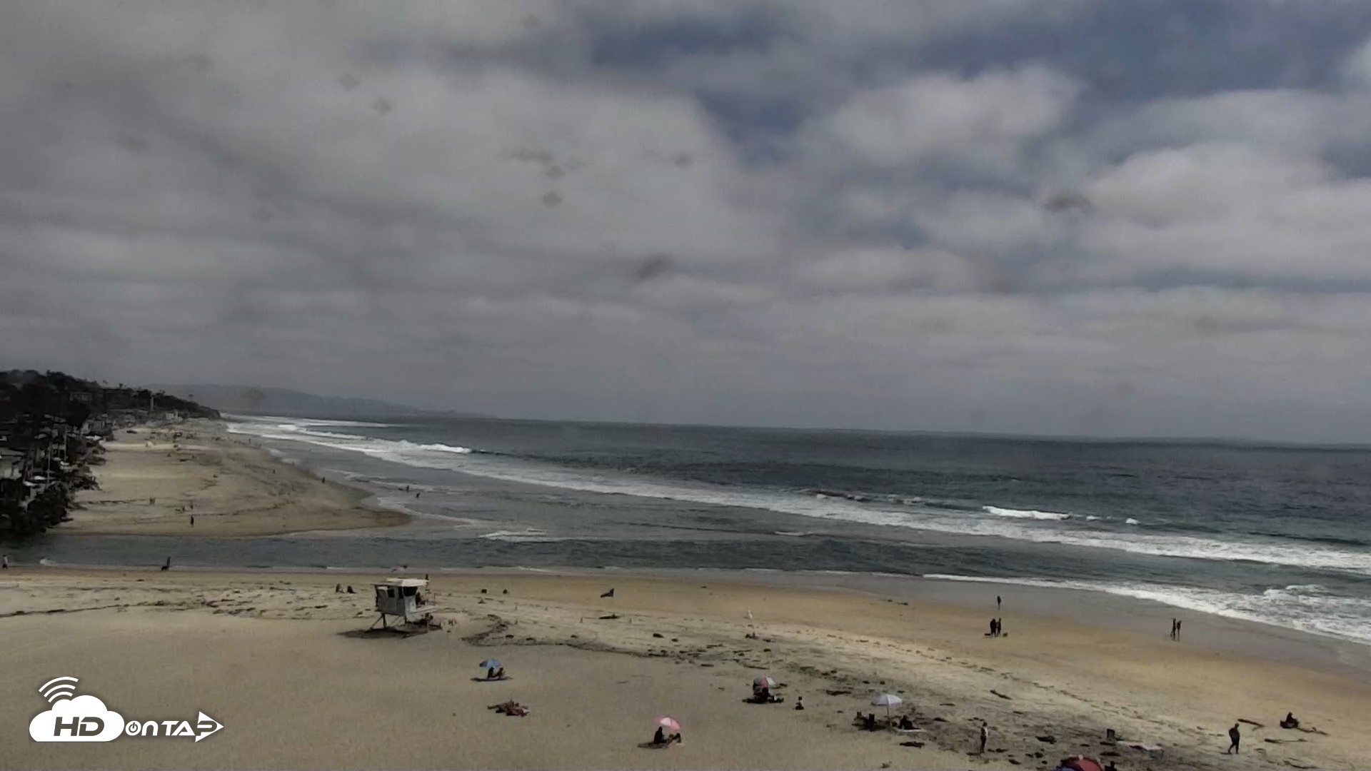 Snapshot of Del Mar Beach North Live Webcam taken Jun 16, 2026, 3:15pm PDT