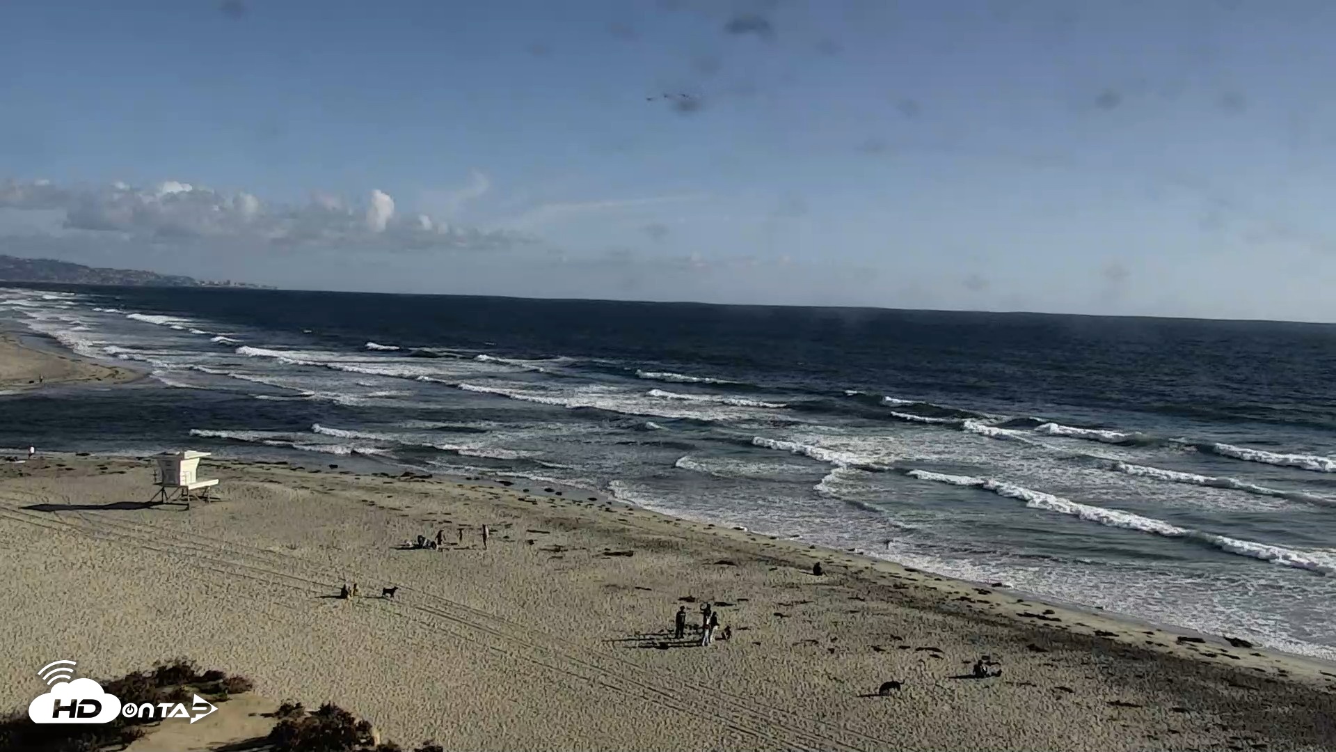 Snapshot of Del Mar Beach North Live Webcam taken May 27, 2026, 5:50pm PDT