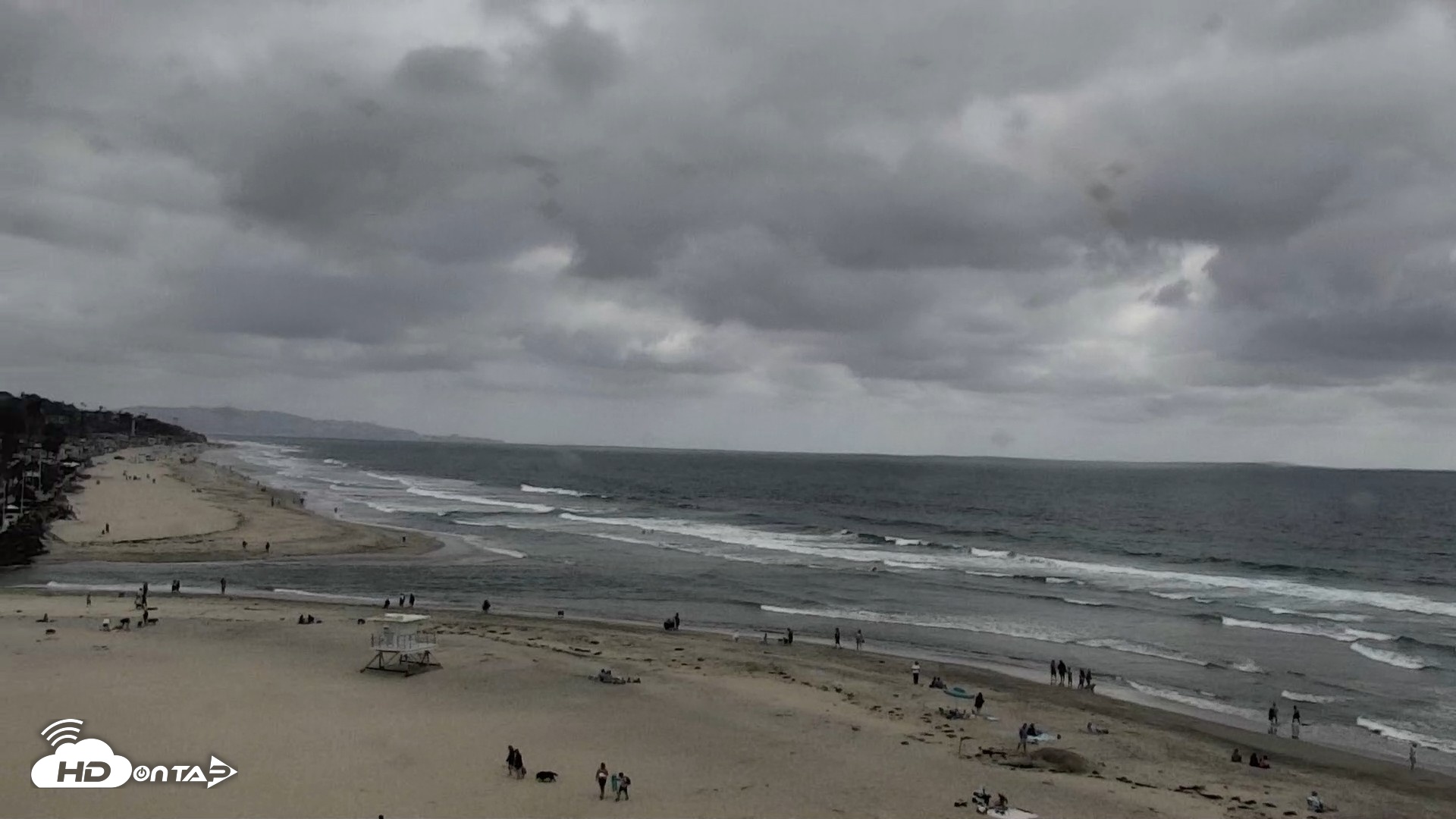 Snapshot of Del Mar Beach North Live Webcam taken May 16, 2026, 5:03pm PDT