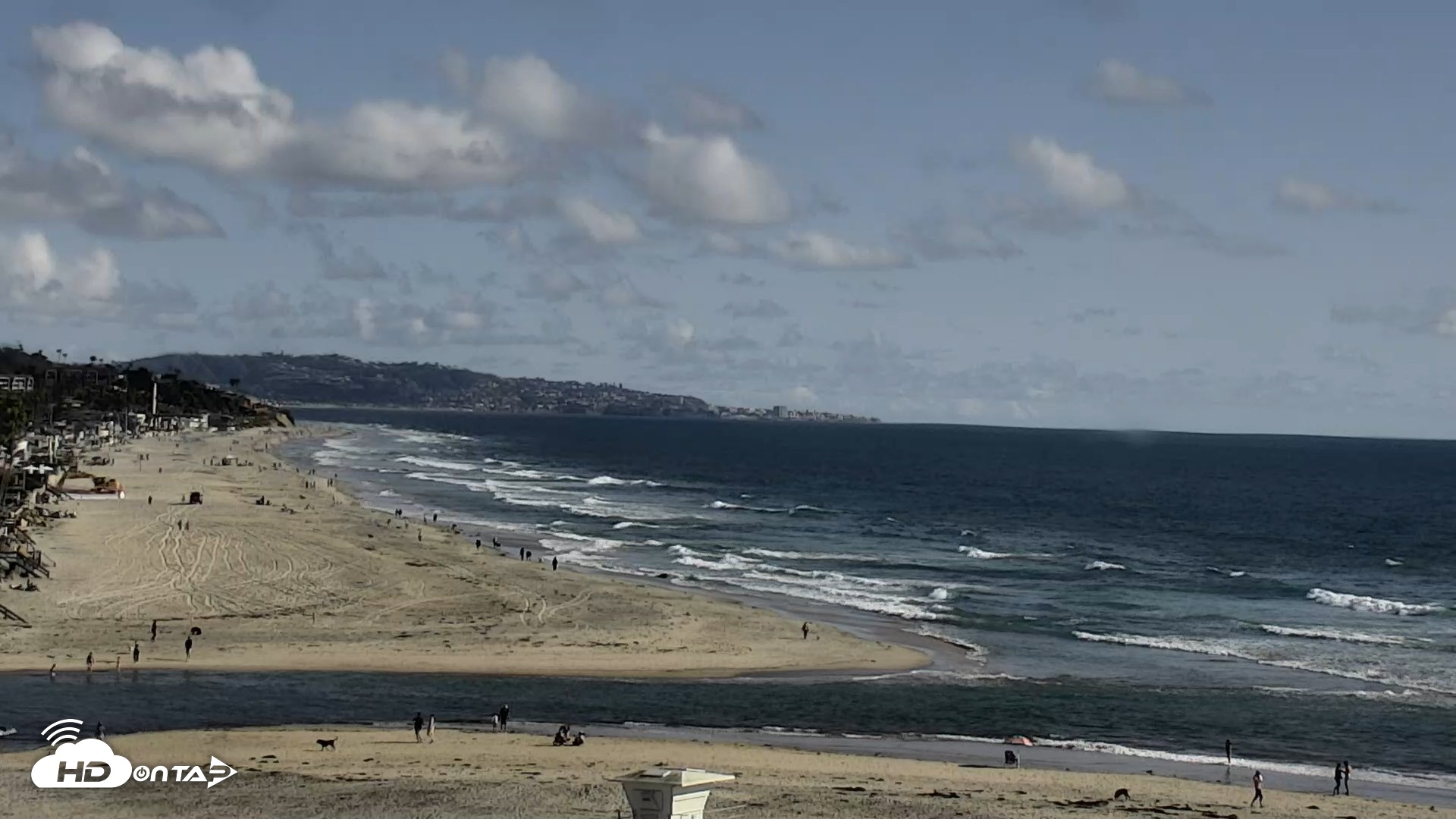 Snapshot of Del Mar Beach North Live Webcam taken Apr 26, 2026, 5:03pm PDT
