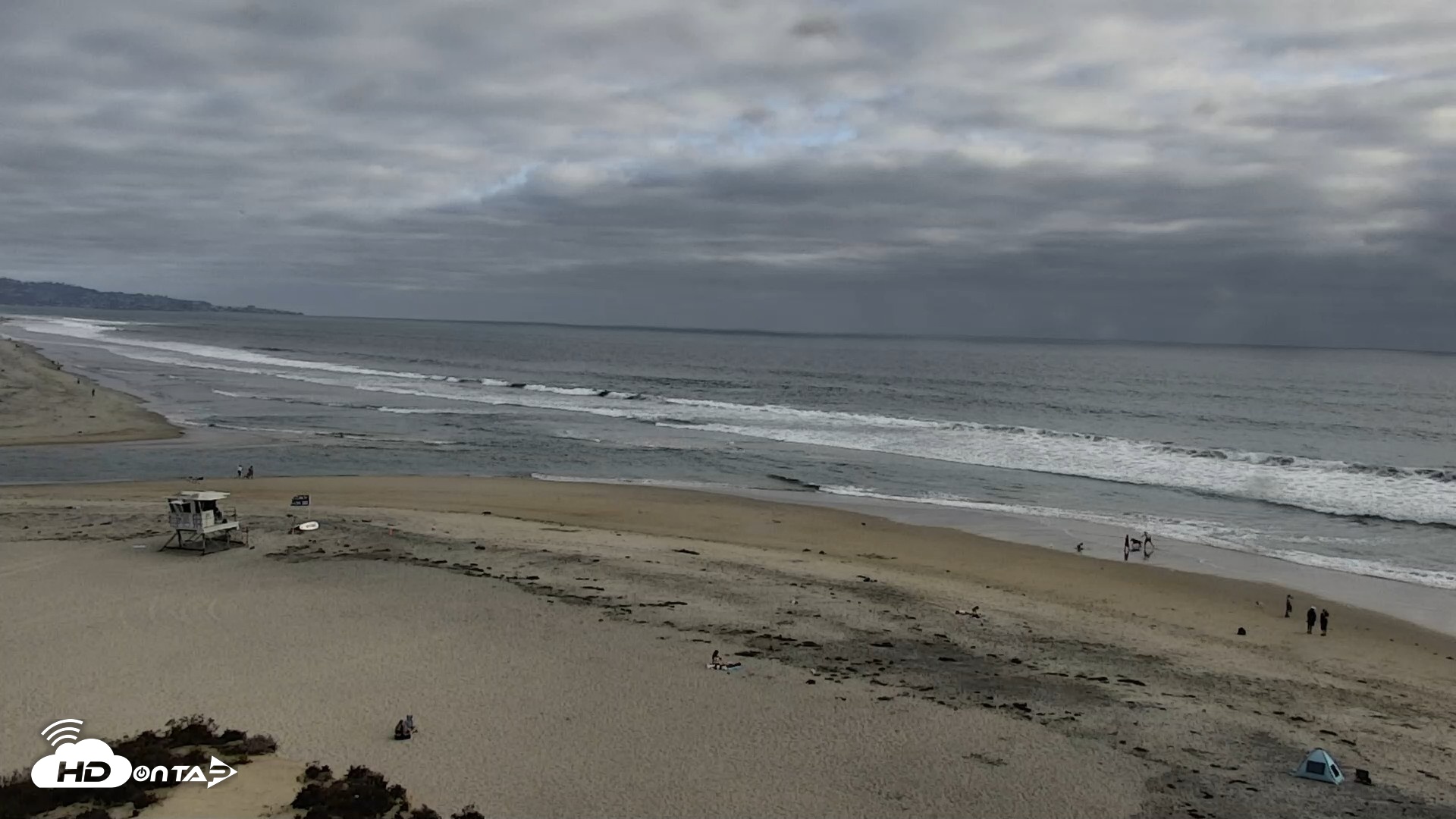 Snapshot of Del Mar Beach North Live Webcam taken Jun 18, 2026, 6:38pm PDT
