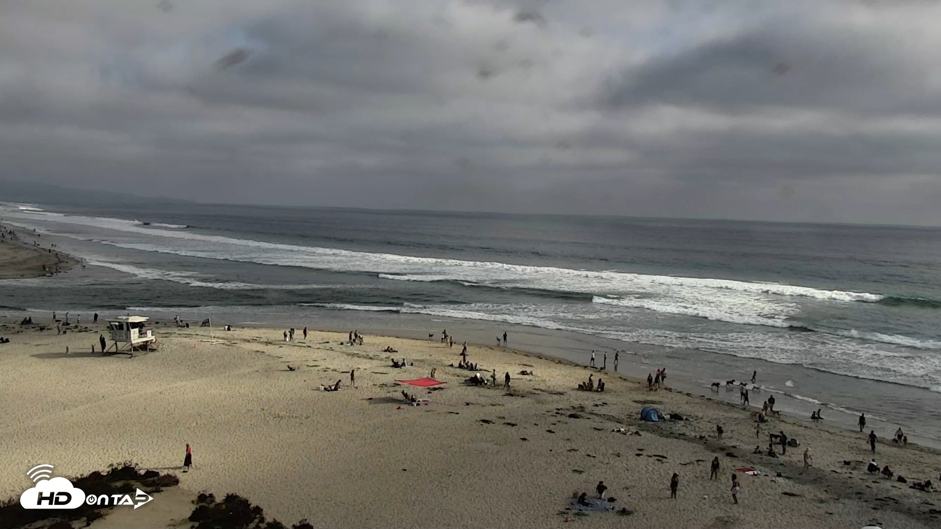 Snapshot of Del Mar Beach North Live Webcam taken Jun 14, 2026, 5:39pm PDT