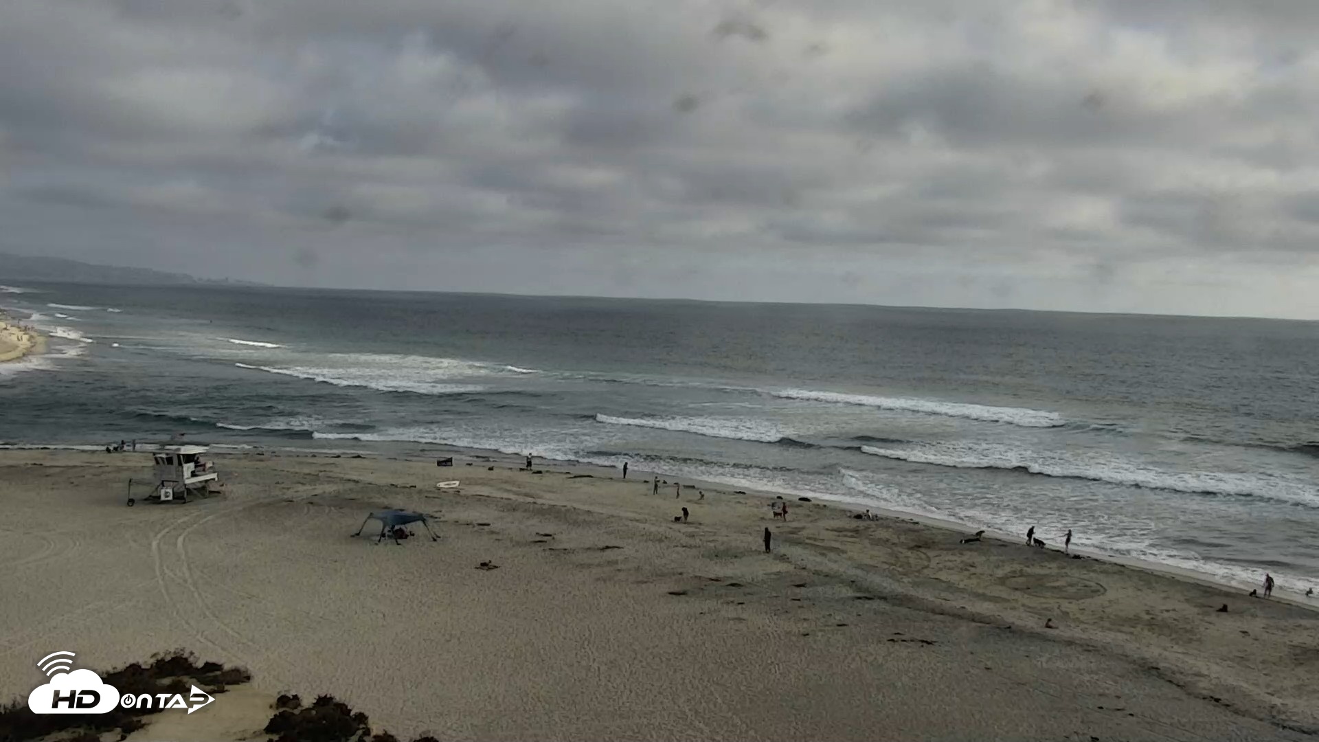 Snapshot of Del Mar Beach North Live Webcam taken Jul 13, 2026, 6:26pm PDT