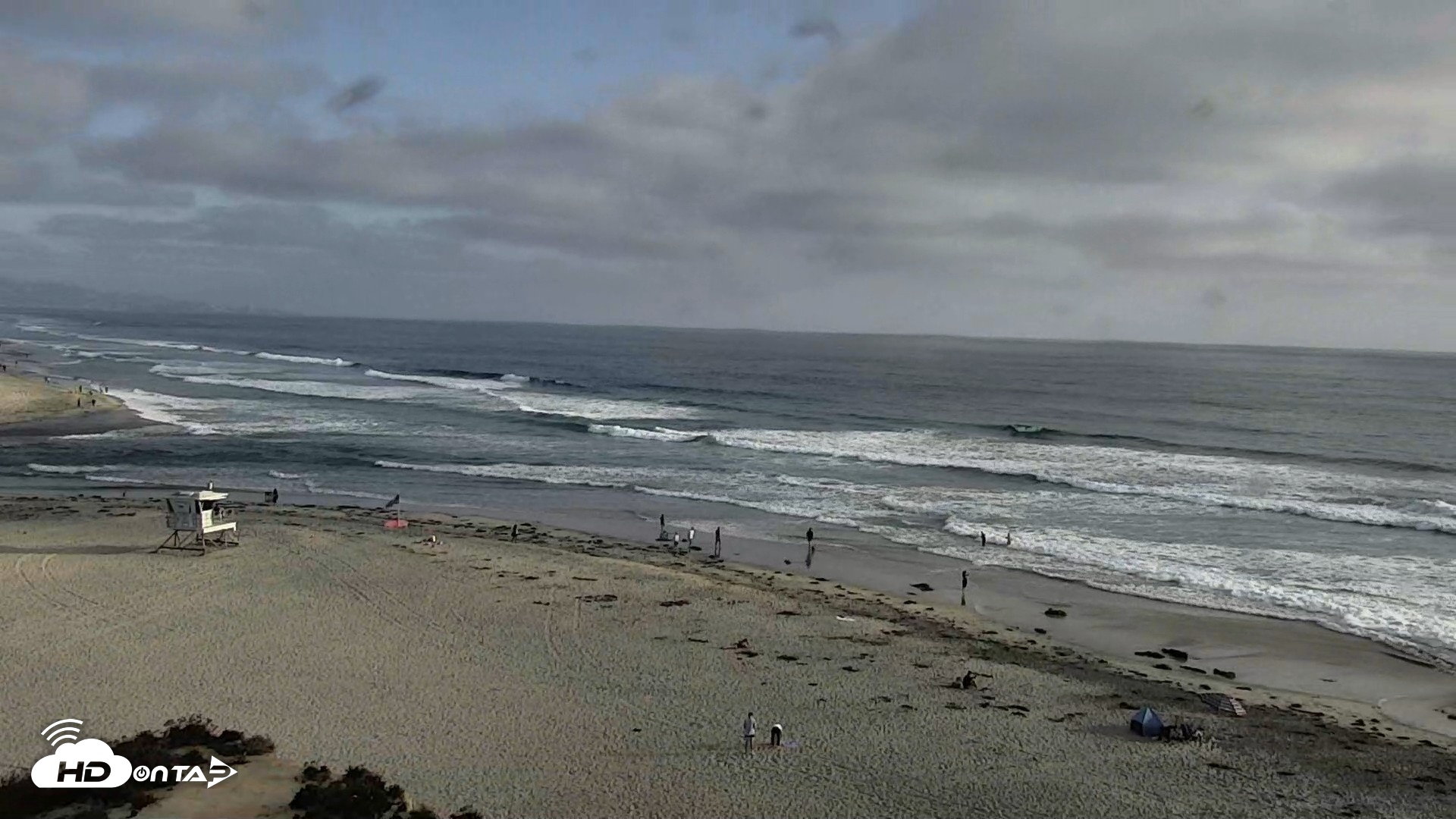 Snapshot of Del Mar Beach North Live Webcam taken Jun 9, 2026, 6:31pm PDT