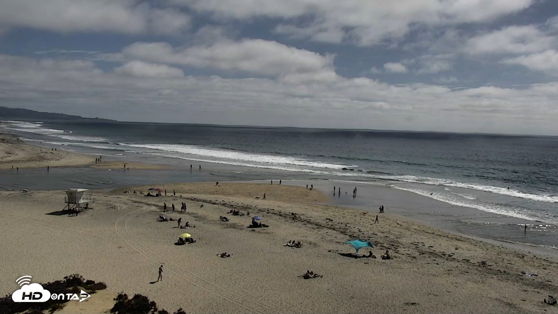 Snapshot of Del Mar Beach North Live Webcam taken Apr 10, 2026, 3:13pm PDT
