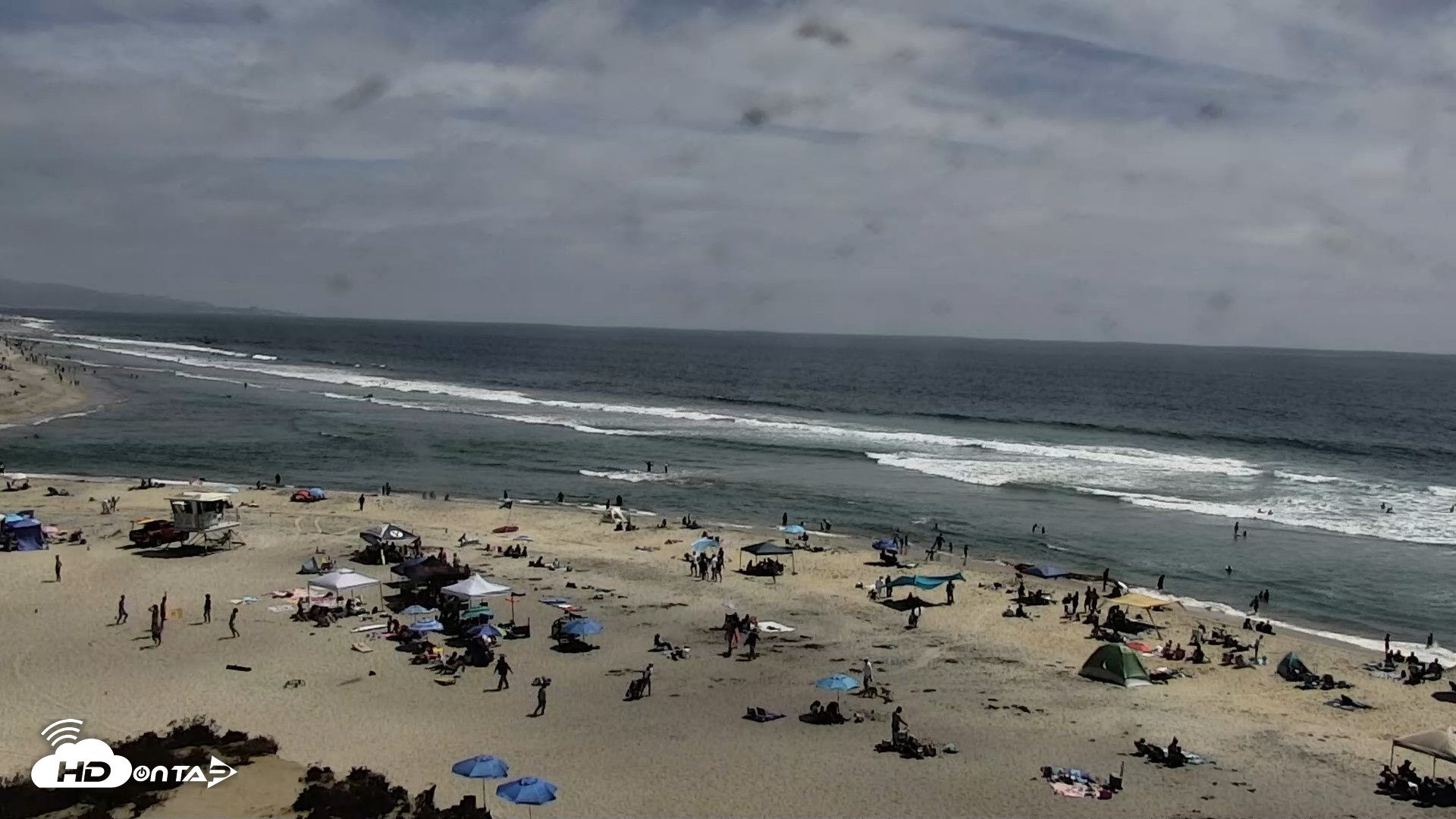 Snapshot of Del Mar Beach North Live Webcam taken Jul 4, 2026, 2:59pm PDT