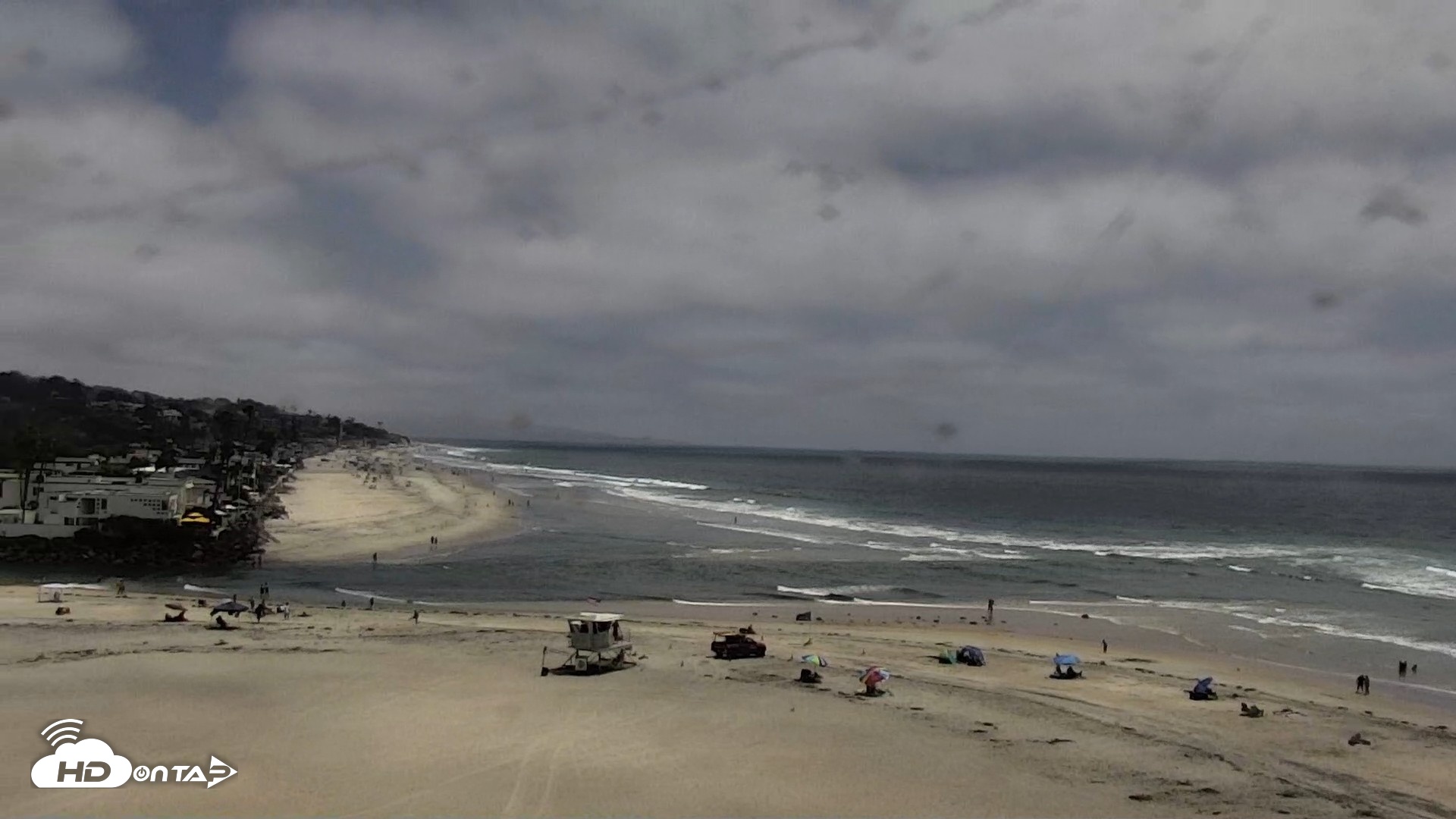 Snapshot of Del Mar Beach North Live Webcam taken Jul 14, 2026, 2:10pm PDT