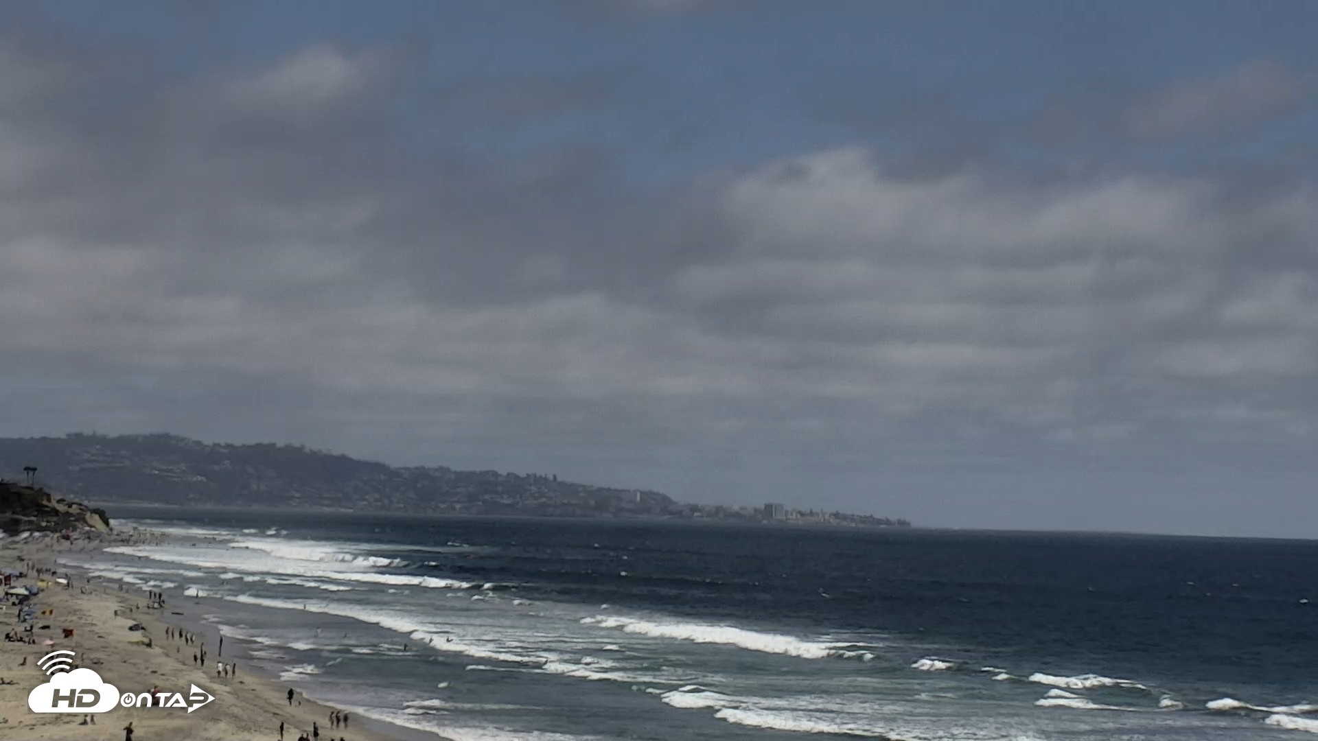 Snapshot of Del Mar Beach North Live Webcam taken Jun 19, 2026, 3:50pm PDT
