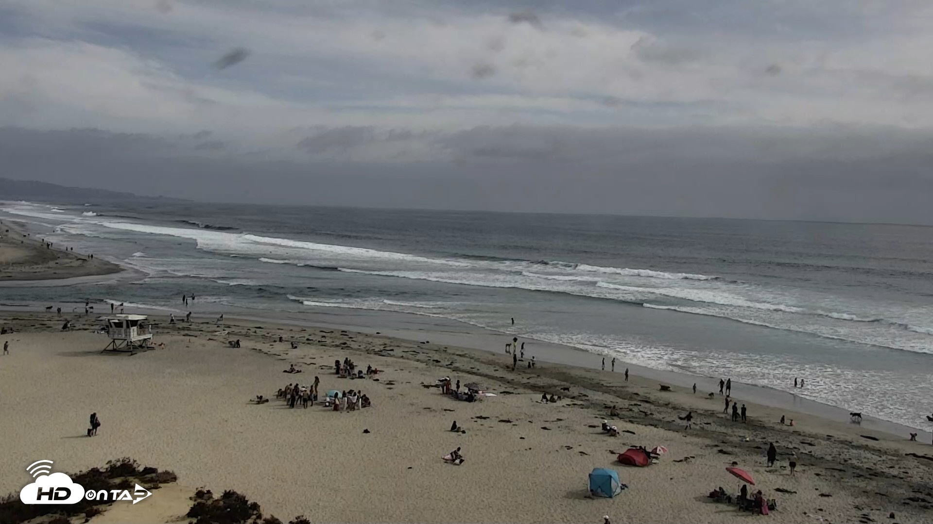 Snapshot of Del Mar Beach North Live Webcam taken Jun 6, 2026, 4:41pm PDT