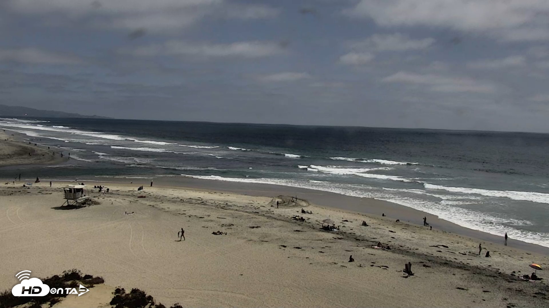 Snapshot of Del Mar Beach North Live Webcam taken Jun 10, 2026, 2:40pm PDT