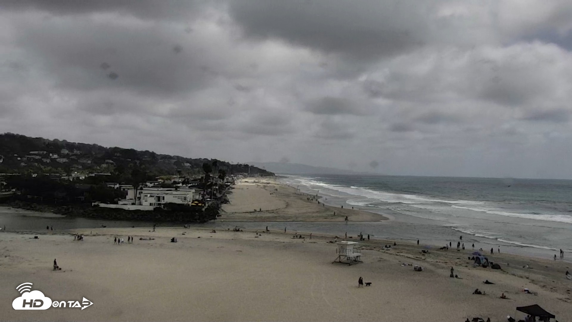 Snapshot of Del Mar Beach North Live Webcam taken May 16, 2026, 3:07pm PDT