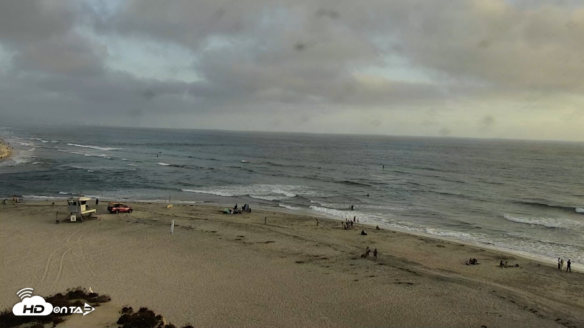 Snapshot of Del Mar Beach North Live Webcam taken Jul 14, 2026, 7:29pm PDT
