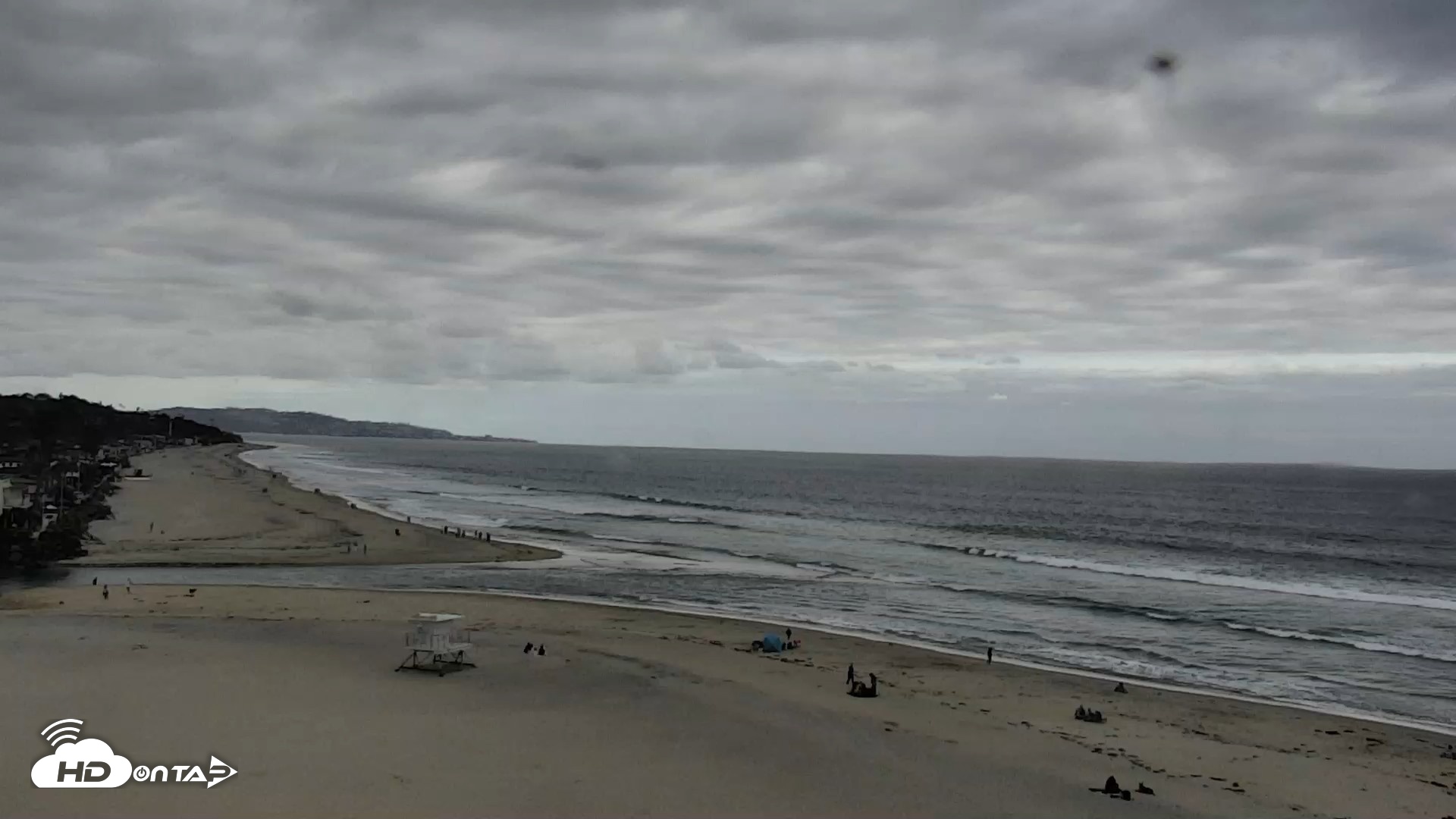 Snapshot of Del Mar Beach North Live Webcam taken May 3, 2026, 5:56pm PDT