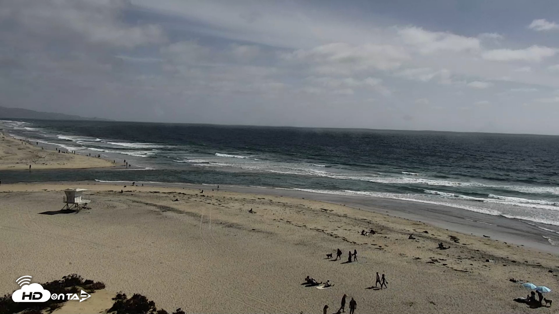 Snapshot of Del Mar Beach North Live Webcam taken Apr 24, 2026, 3:53pm PDT