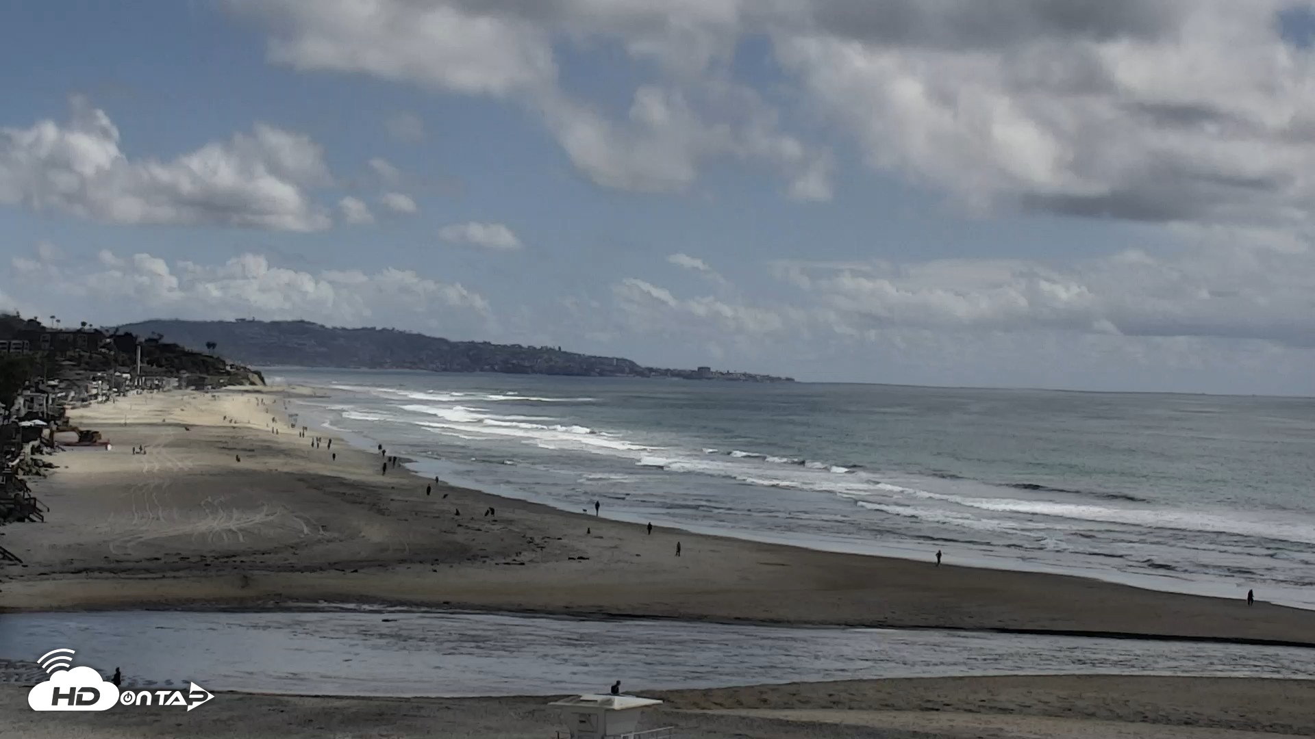 Snapshot of Del Mar Beach North Live Webcam taken Apr 13, 2026, 3:04pm PDT