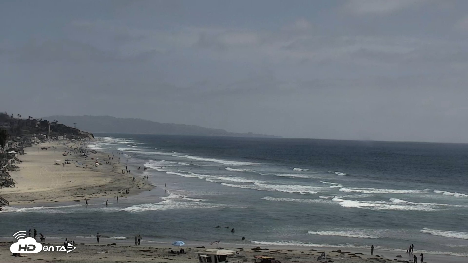 Snapshot of Del Mar Beach North Live Webcam taken Aug 4, 2026, 2:55pm PDT