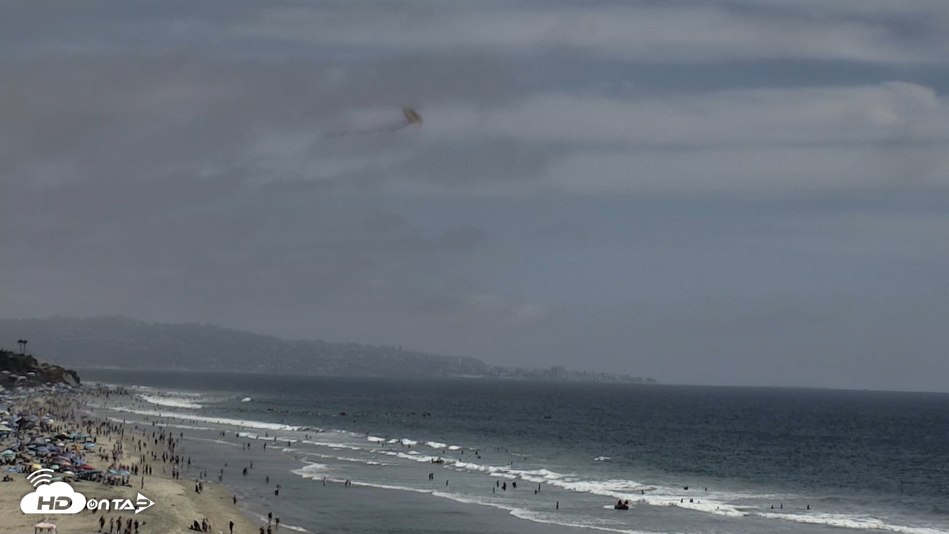 Snapshot of Del Mar Beach North Live Webcam taken Jul 4, 2026, 3:35pm PDT