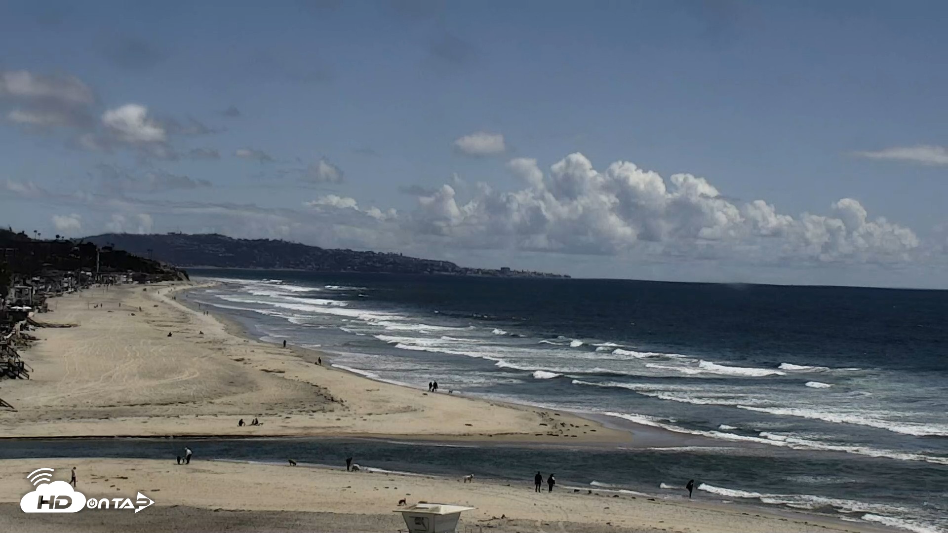 Snapshot of Del Mar Beach North Live Webcam taken May 5, 2026, 2:50pm PDT