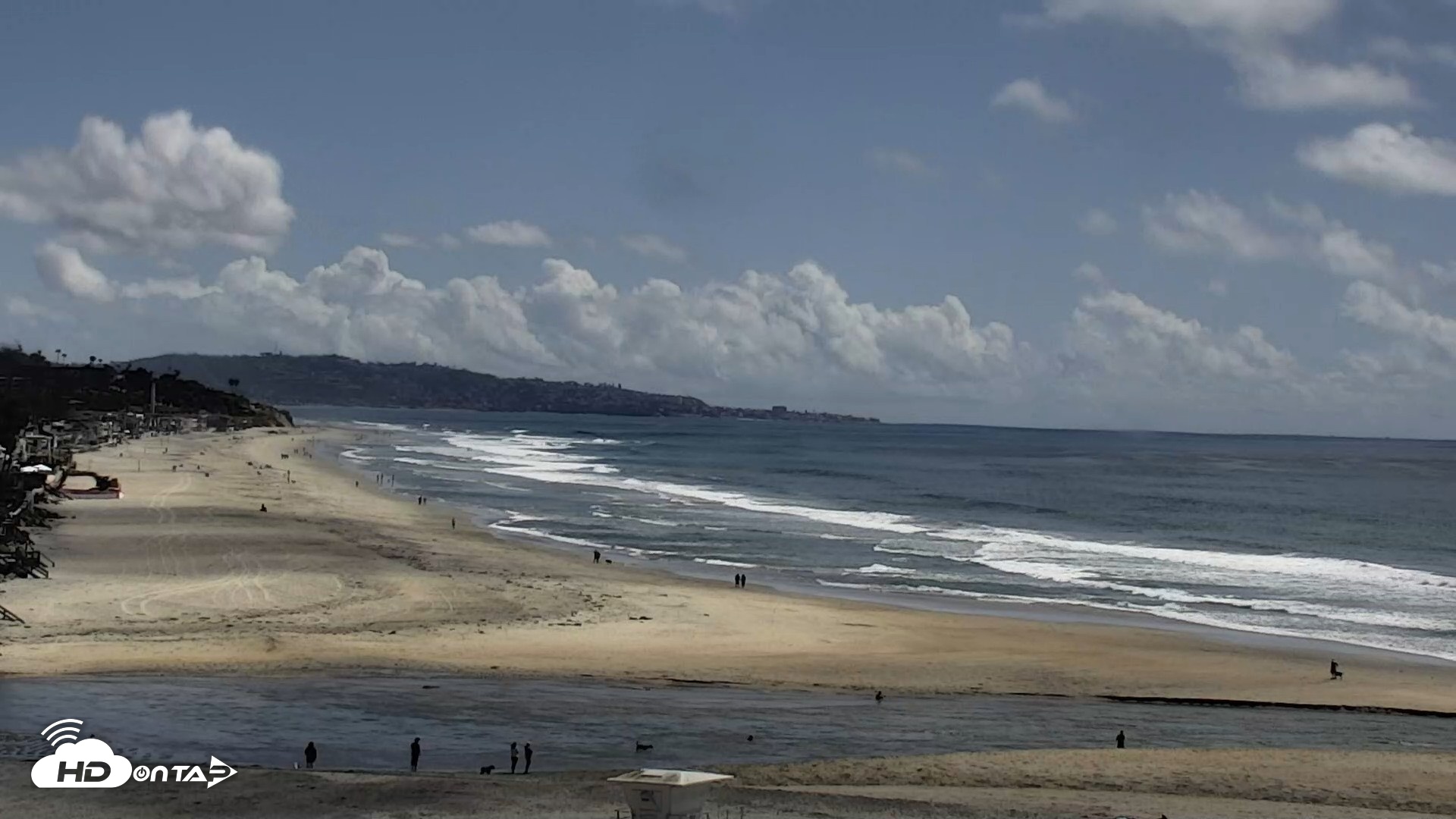 Snapshot of Del Mar Beach North Live Webcam taken Apr 13, 2026, 2:33pm PDT