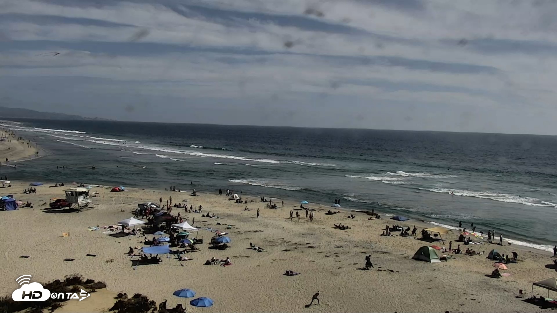 Snapshot of Del Mar Beach North Live Webcam taken Jul 4, 2026, 4:03pm PDT
