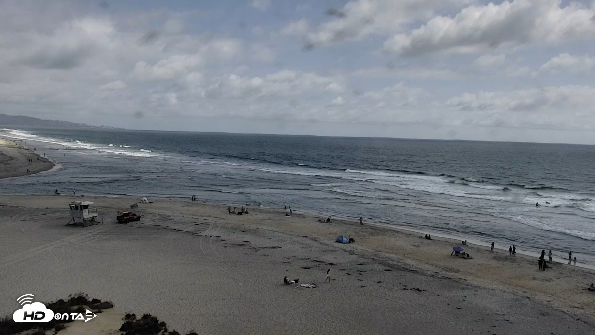 Snapshot of Del Mar Beach North Live Webcam taken Jun 30, 2026, 3:47pm PDT