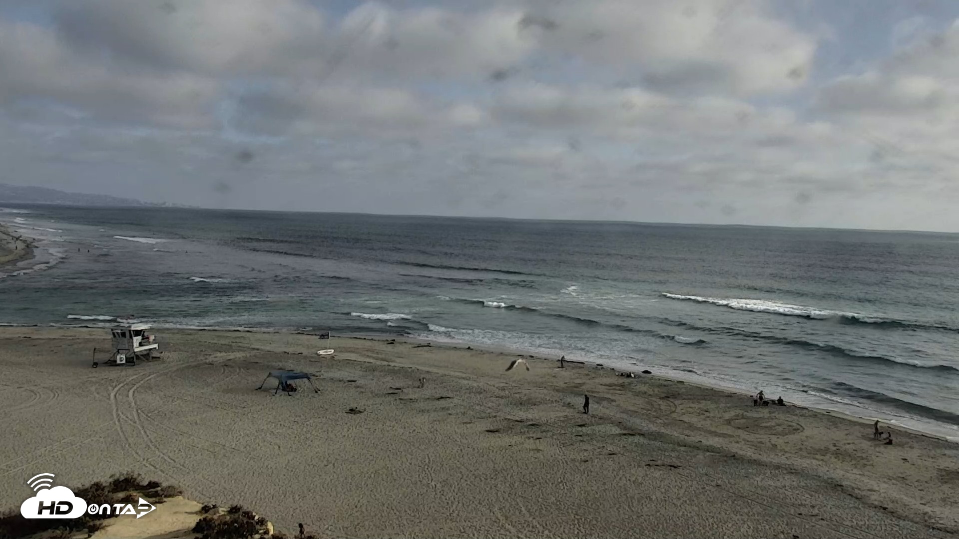 Snapshot of Del Mar Beach North Live Webcam taken Jul 13, 2026, 6:16pm PDT