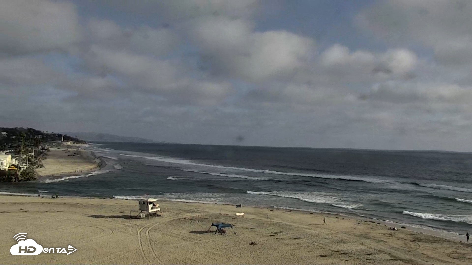 Snapshot of Del Mar Beach North Live Webcam taken Jul 13, 2026, 6:14pm PDT