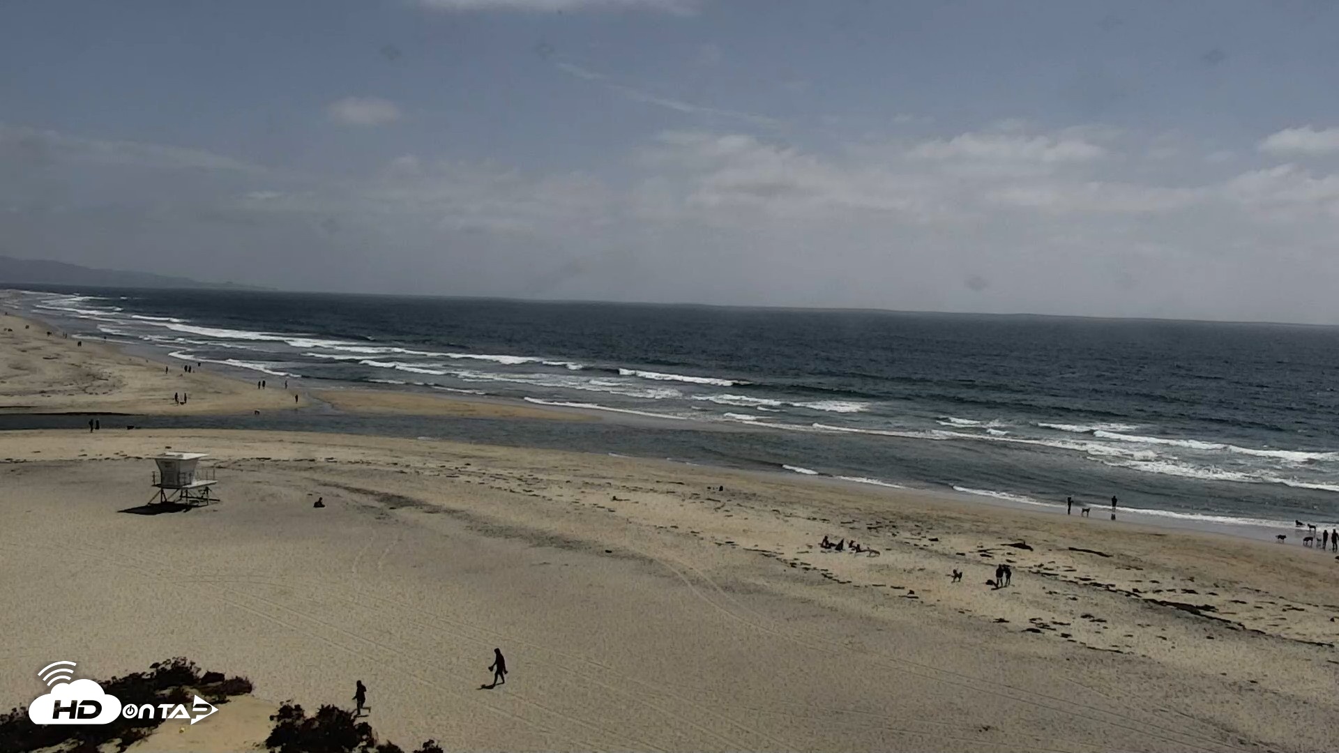 Snapshot of Del Mar Beach North Live Webcam taken Apr 30, 2026, 2:45pm PDT