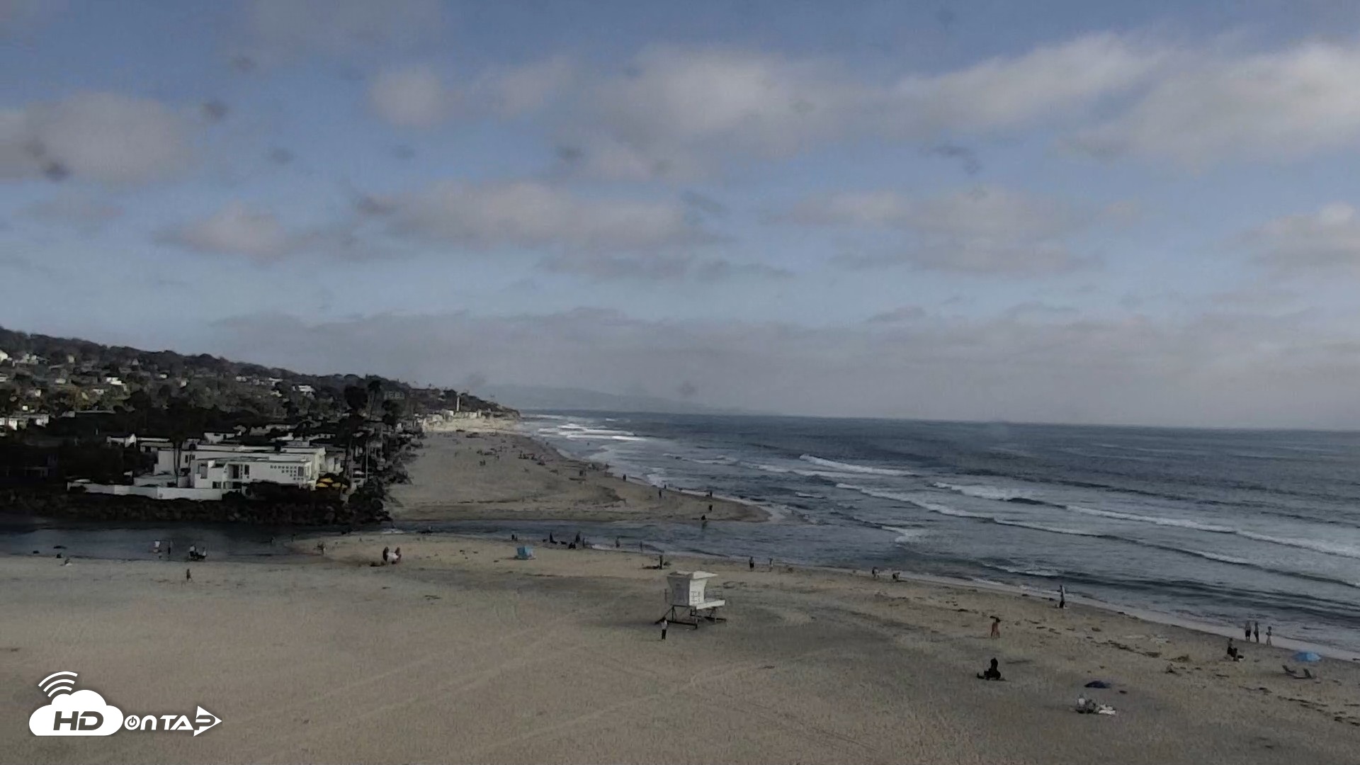 Snapshot of Del Mar Beach North Live Webcam taken May 9, 2026, 5:22pm PDT