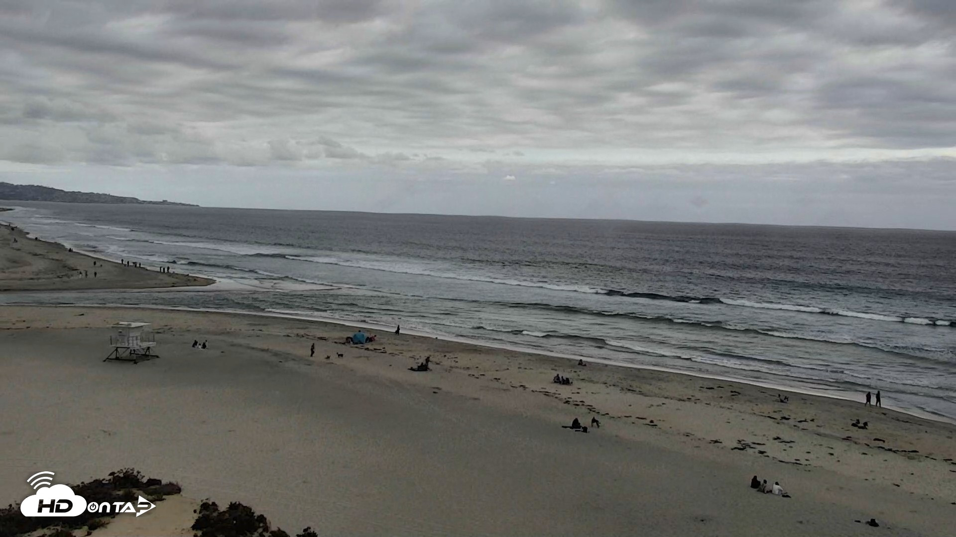 Snapshot of Del Mar Beach North Live Webcam taken May 3, 2026, 5:56pm PDT